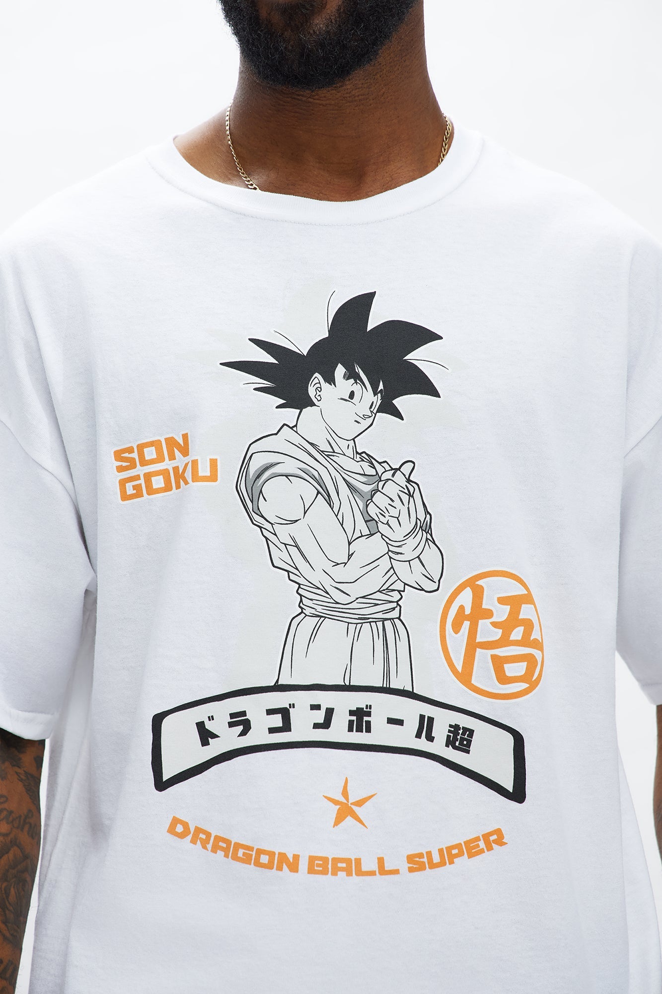 Dragon Ball Super Son Goku Short Sleeve Tee - White