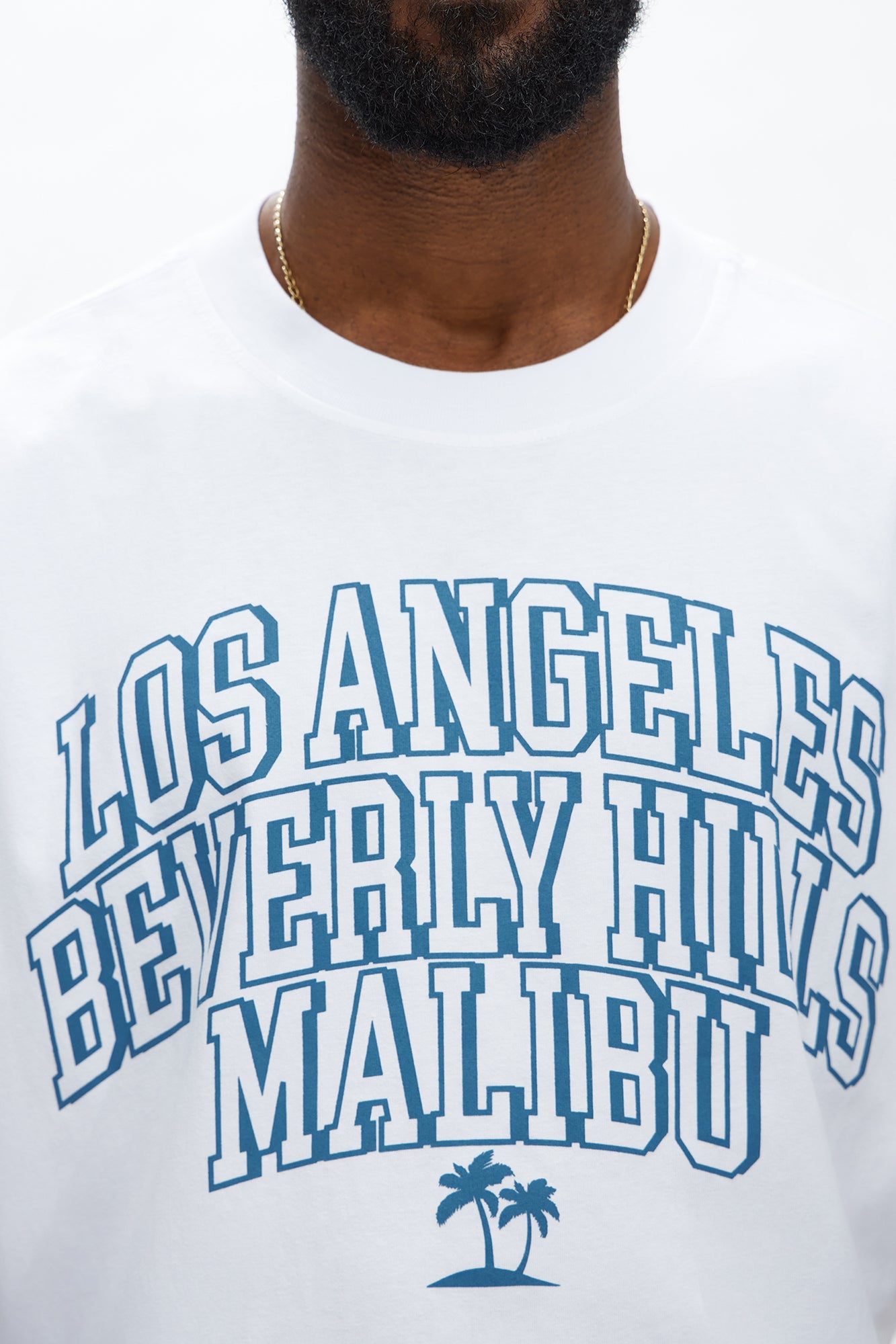 West Luxe Cities Oversized Short Sleeve Tee - White