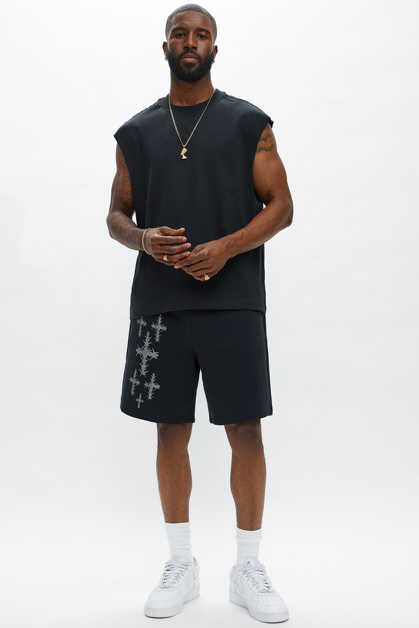 Sanctuary Delirium Baggy Sweatshort - Black