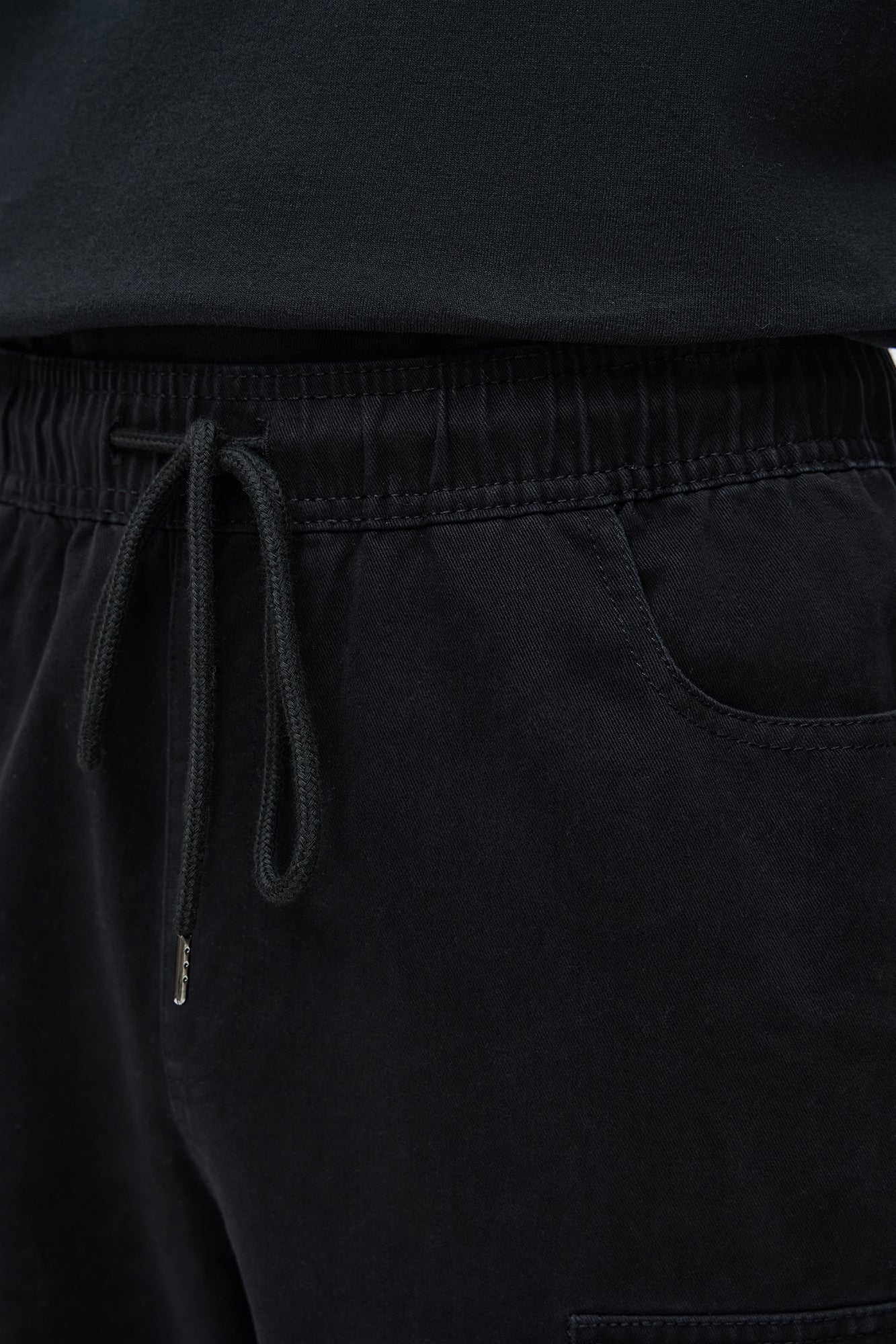 Straight Void Runner Cargo Pants - Black