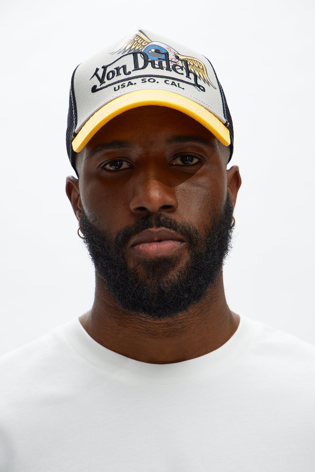 Von Dutch So Cal Trucker Hat - Grey/combo