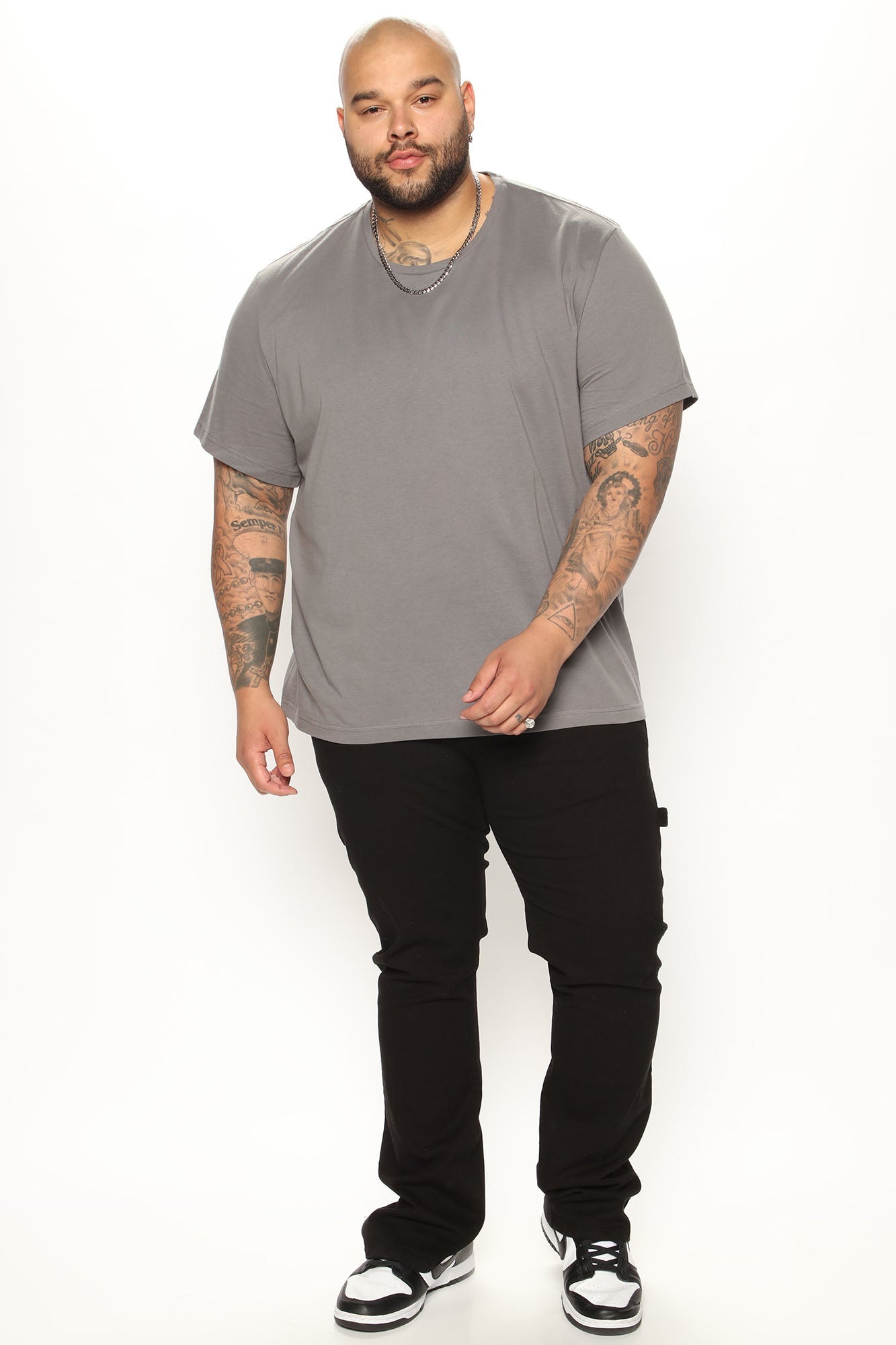 Classic Lightweight Tee - Charcoal