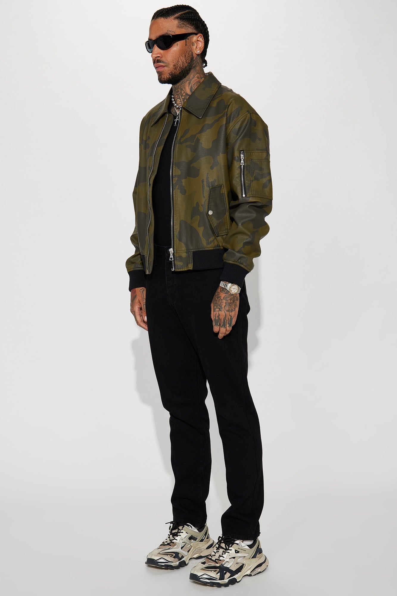 Every Step Of The Way Camo Bomber Jacket - Camouflage