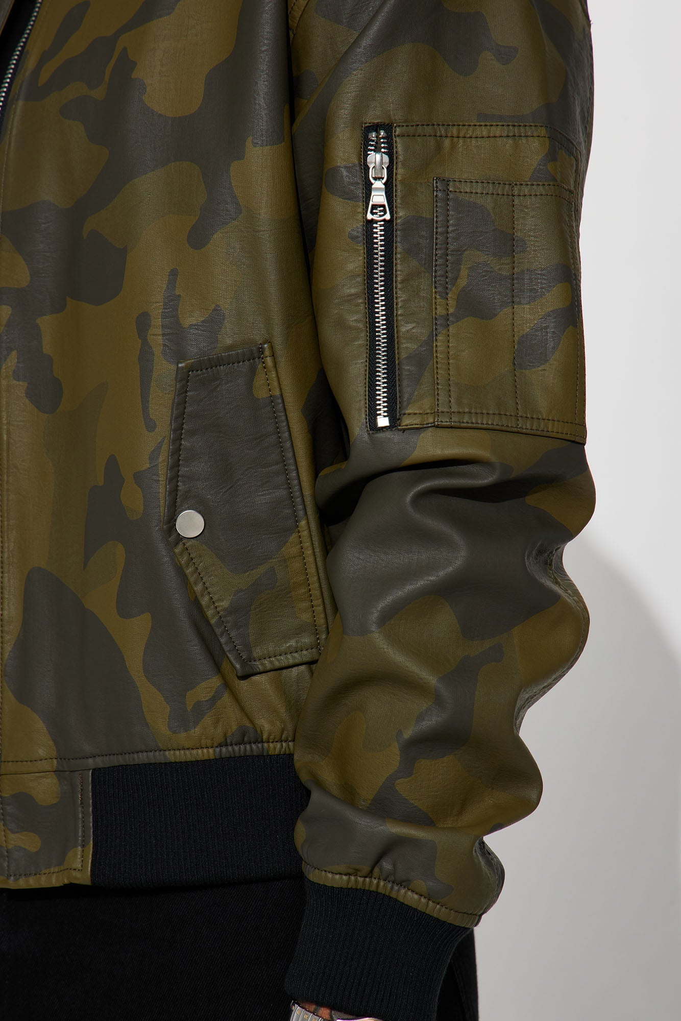 Every Step Of The Way Camo Bomber Jacket - Camouflage