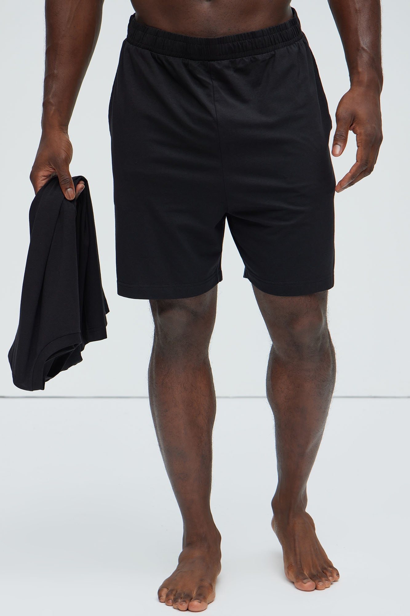 Essential Modal Lounge Shorts - Black