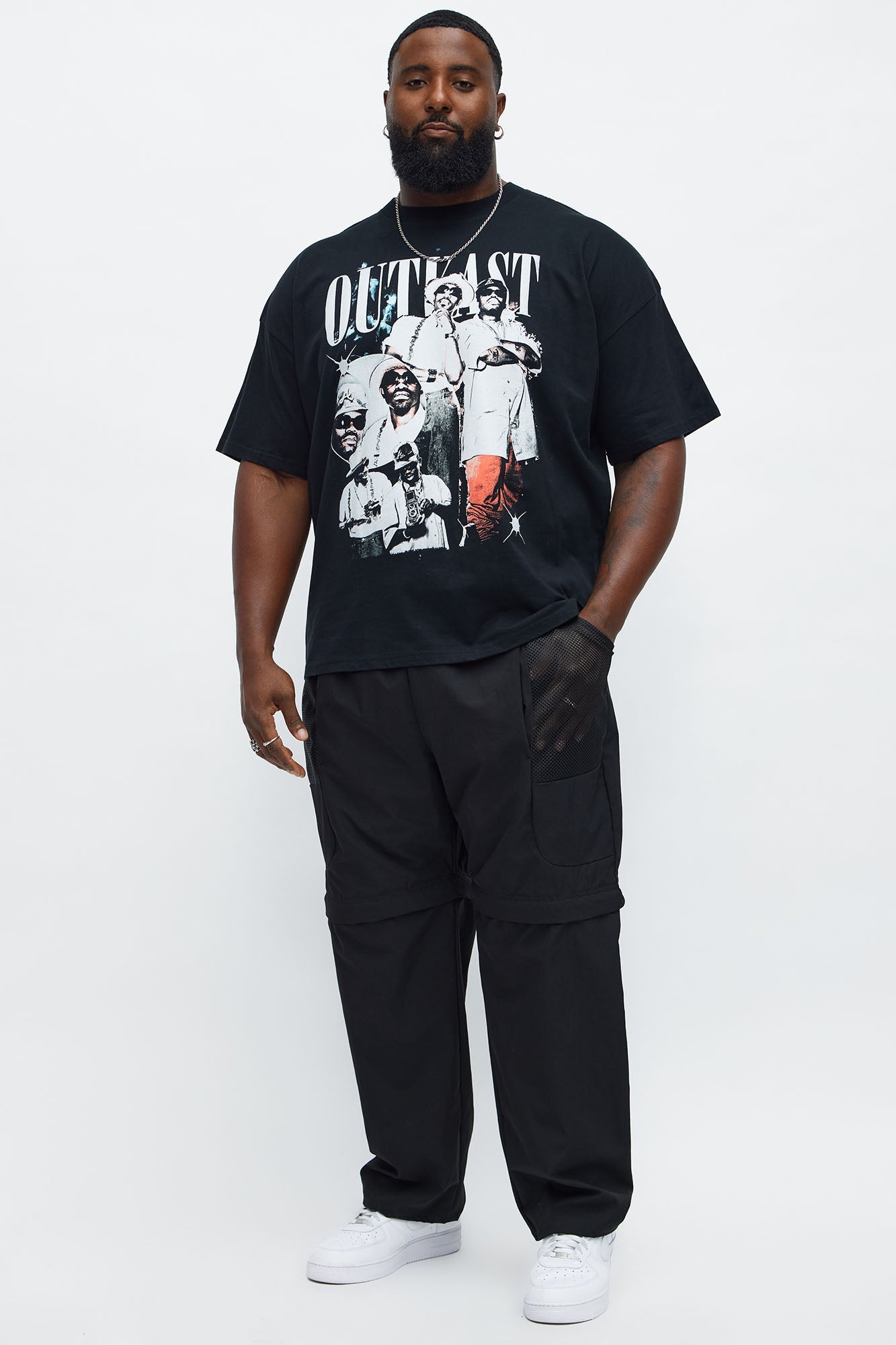 Outkast Is Everlasting Oversized Short Sleeve Tee - Black