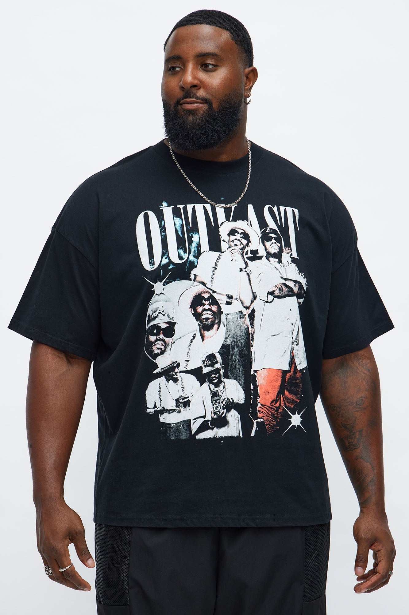 Outkast Is Everlasting Oversized Short Sleeve Tee - Black