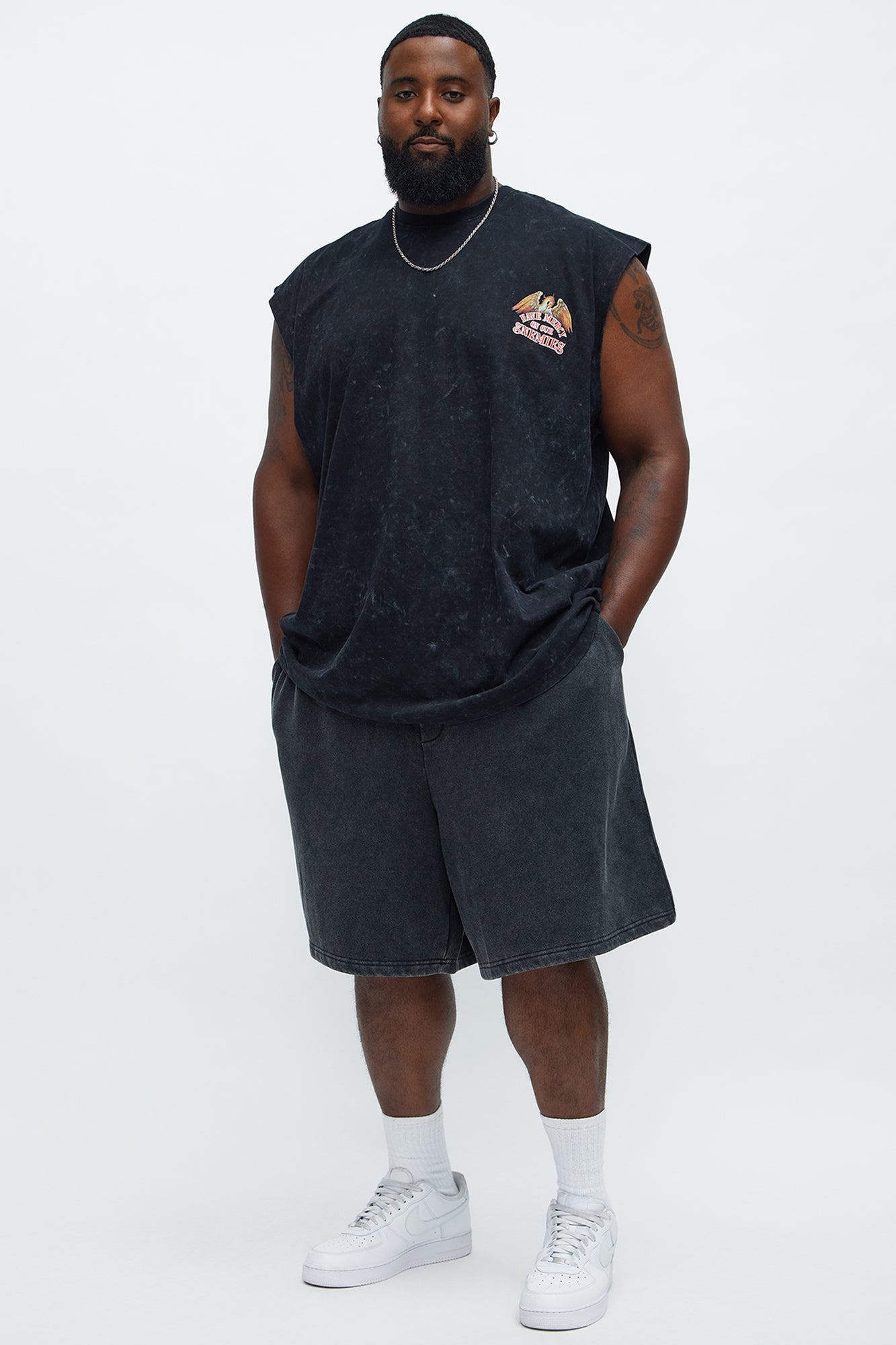 Built For Chaos Muscle Tee - Grey