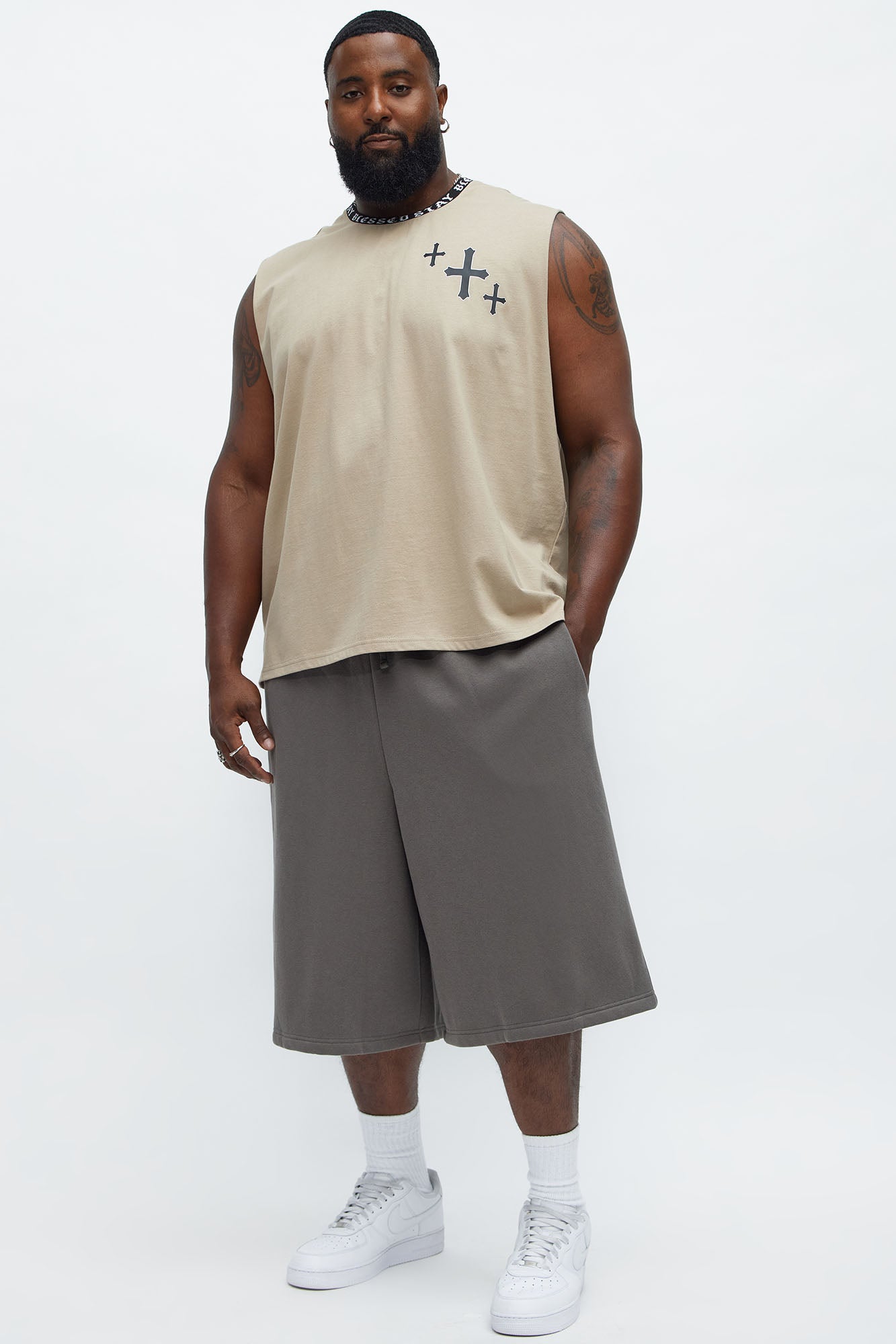 Tyson Baggy Shorts - Charcoal