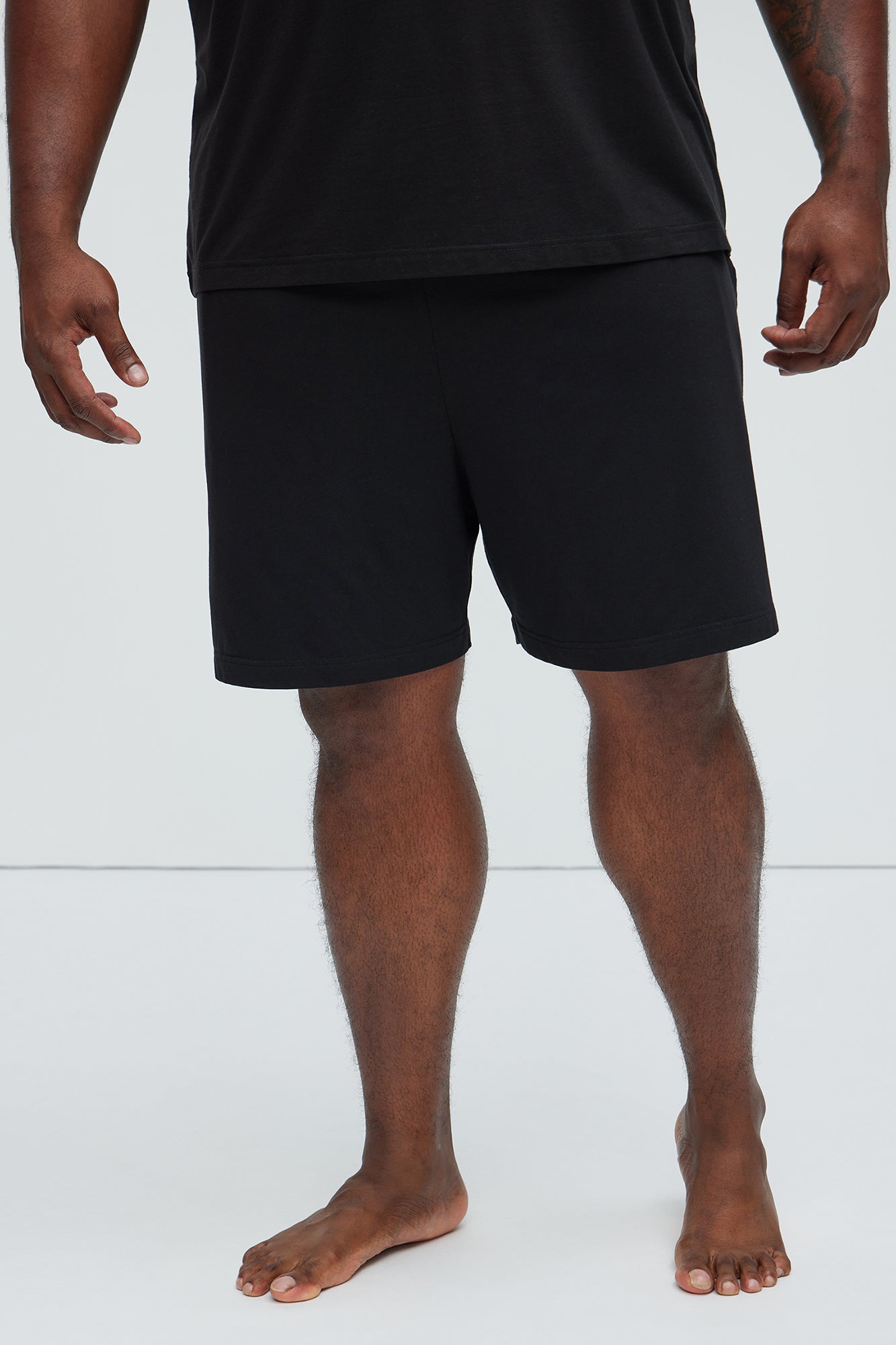 Essential Modal Lounge Shorts - Black