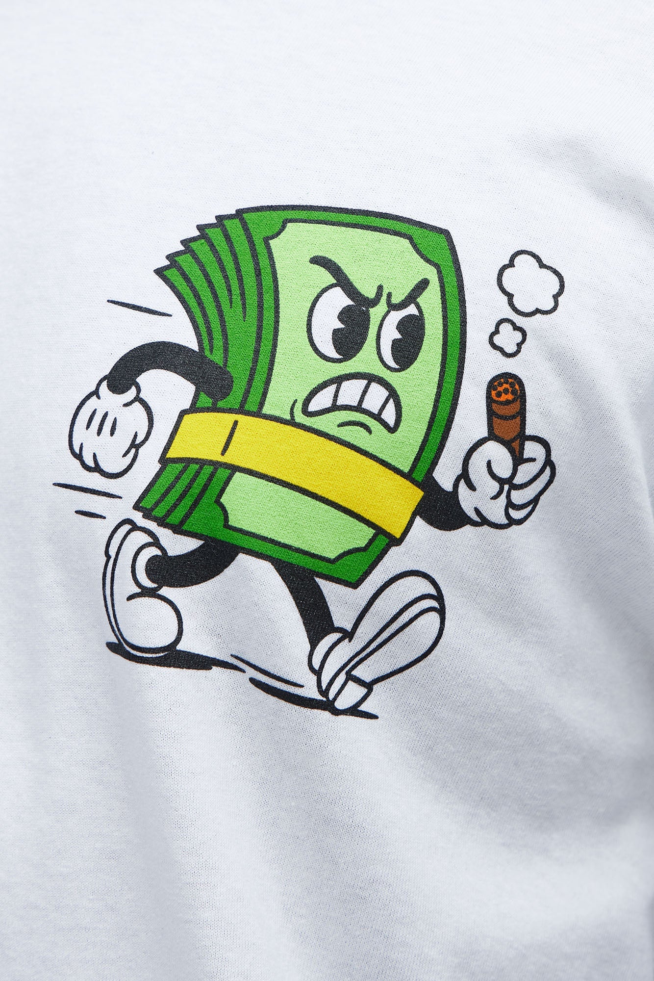 Always Chase The Money Short Sleeve Tee - White