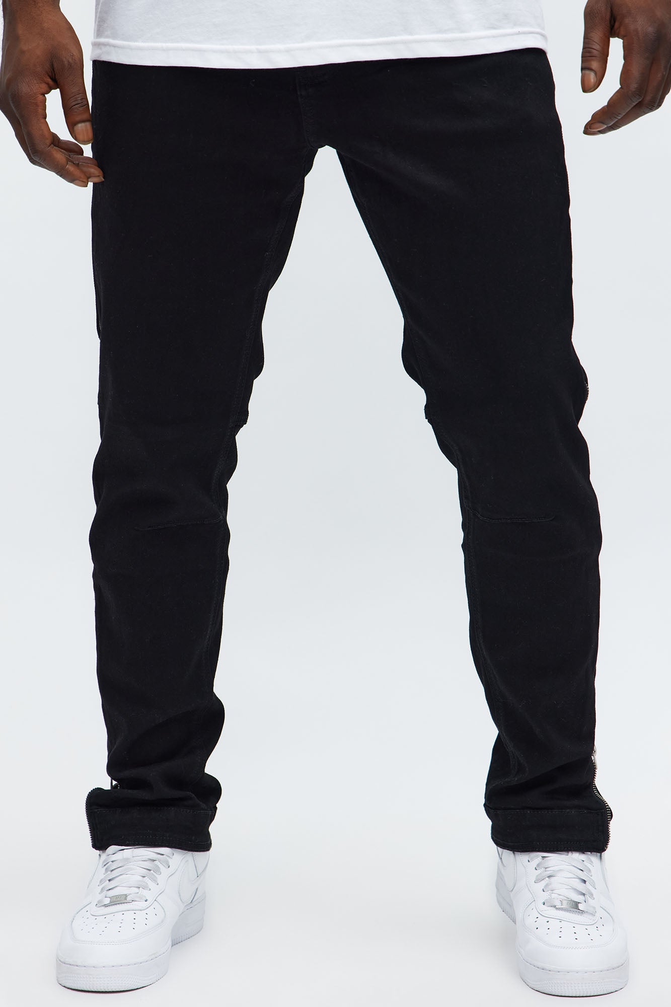 Slim Convertible Zip Me Down Jeans - Black