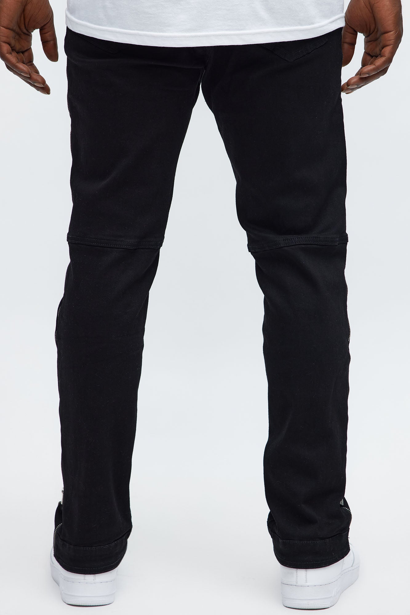 Slim Convertible Zip Me Down Jeans - Black