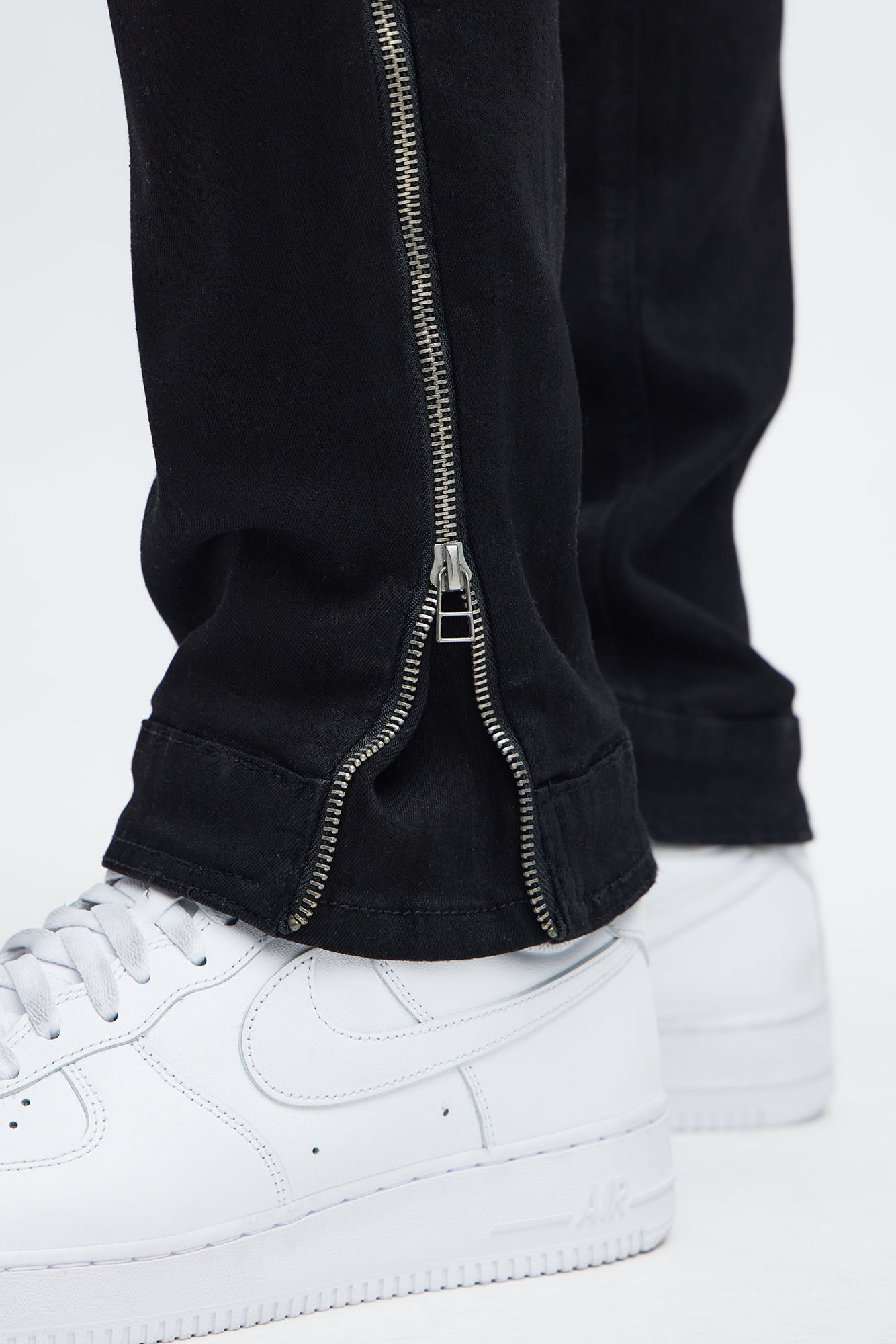 Slim Convertible Zip Me Down Jeans - Black