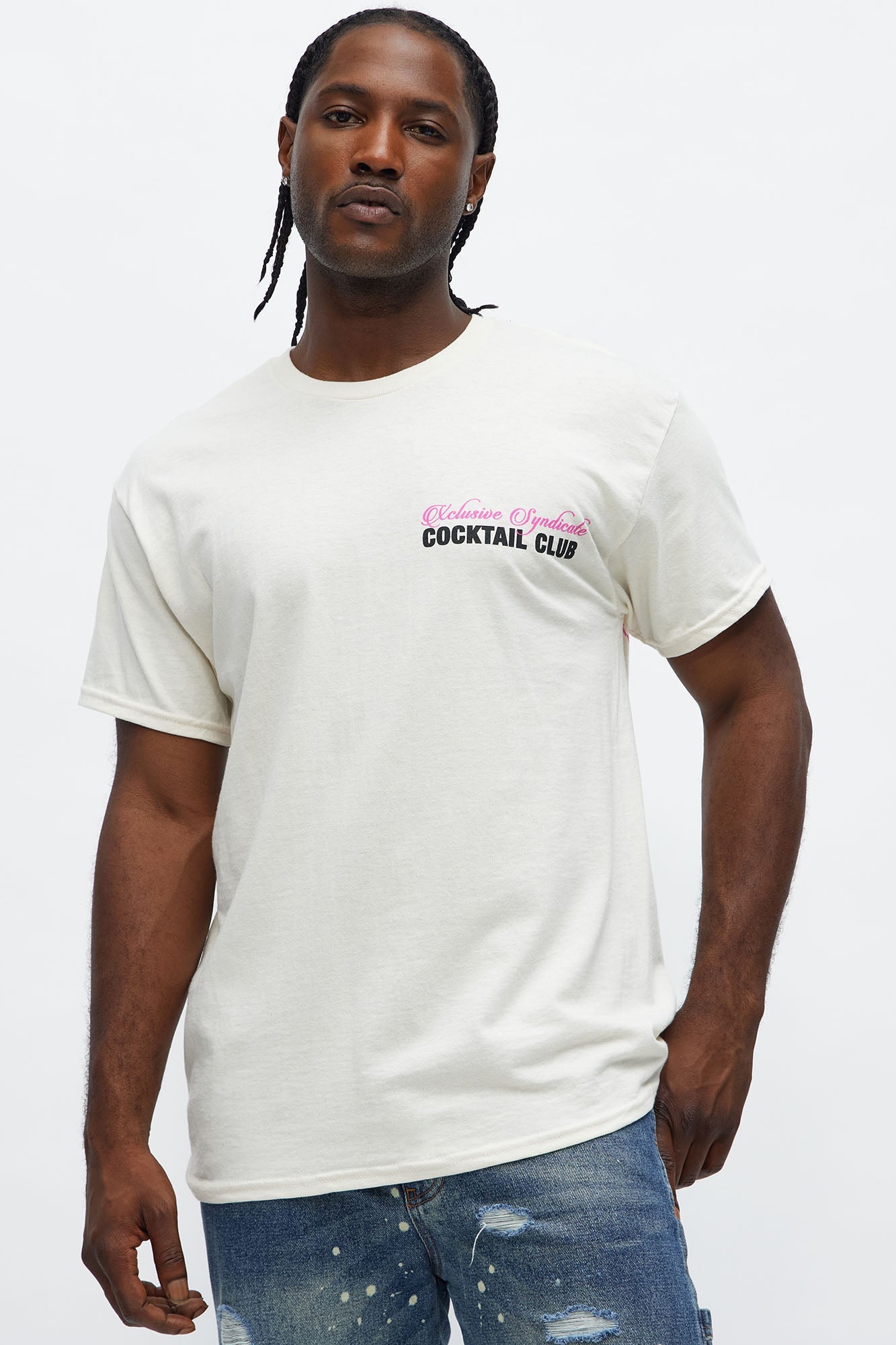 Xclusive Syndicate Short Sleeve Tee - Cream