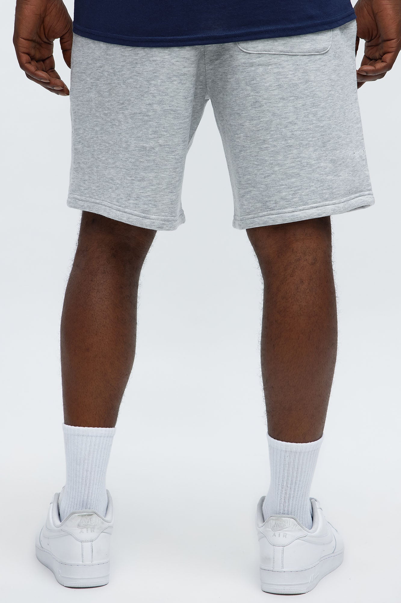 Tyson Relaxed Cargo Snap Shorts - Heather Grey