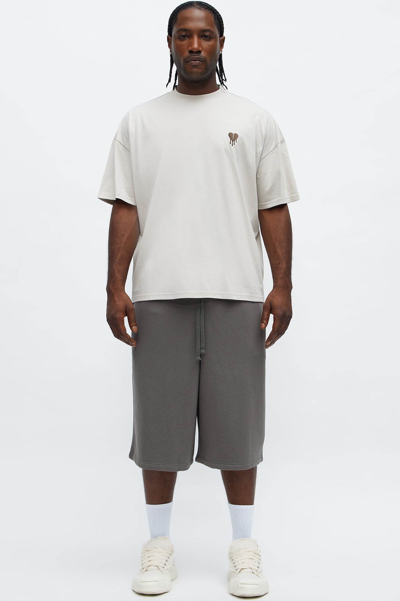 Tyson Baggy Shorts - Charcoal