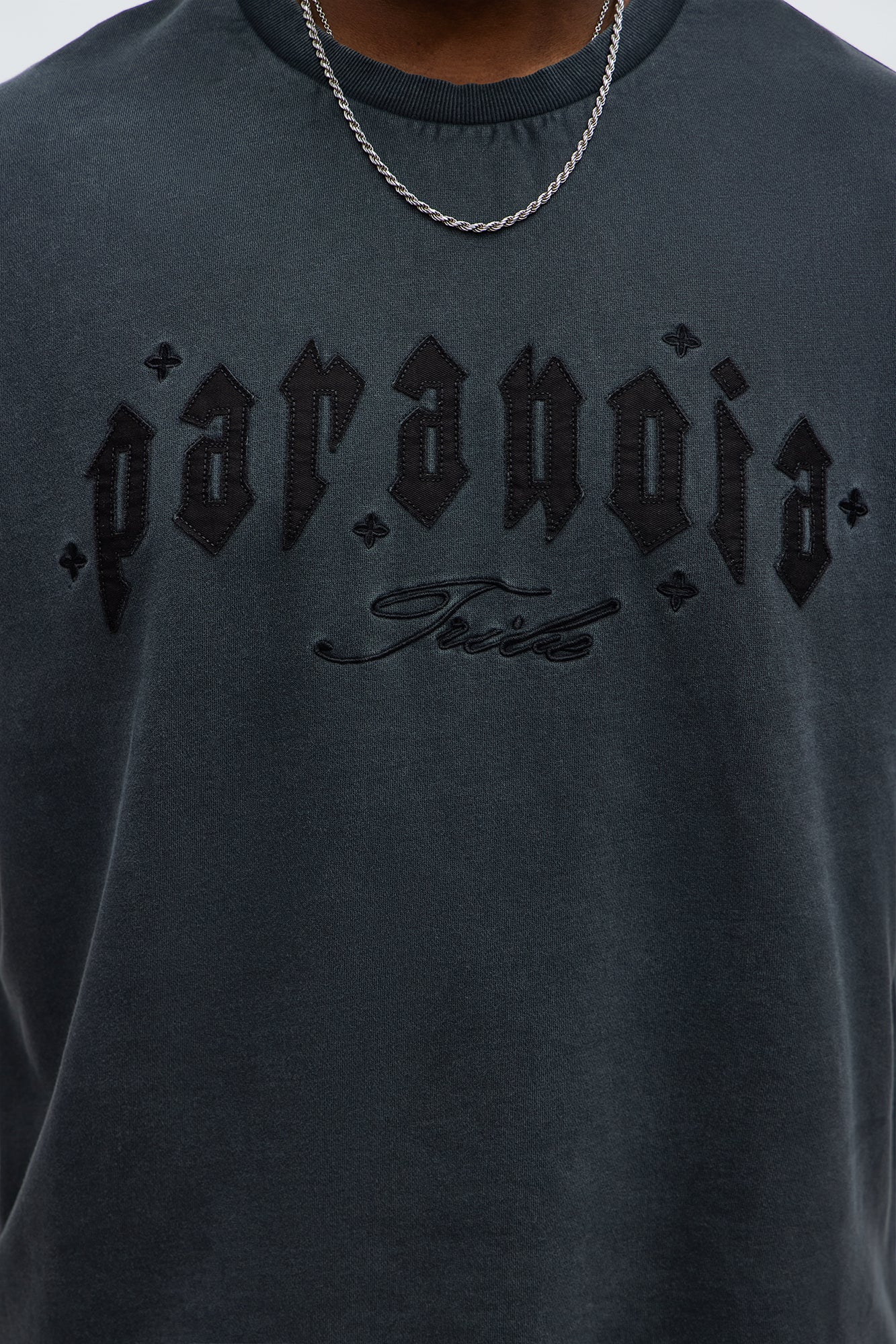 Paranoid Society Short Sleeve Tee - Charcoal
