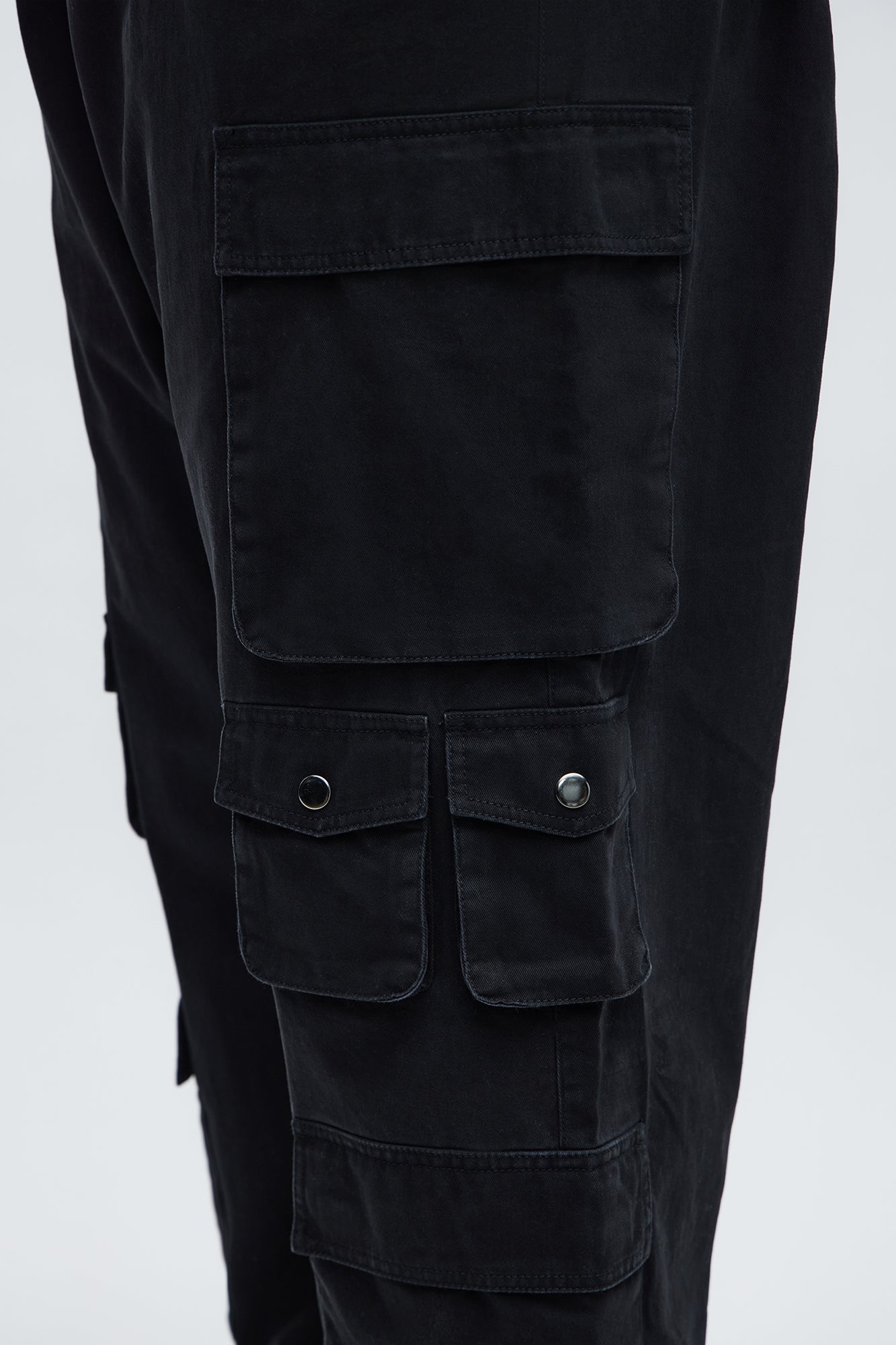 Straight Void Runner Cargo Pants - Black