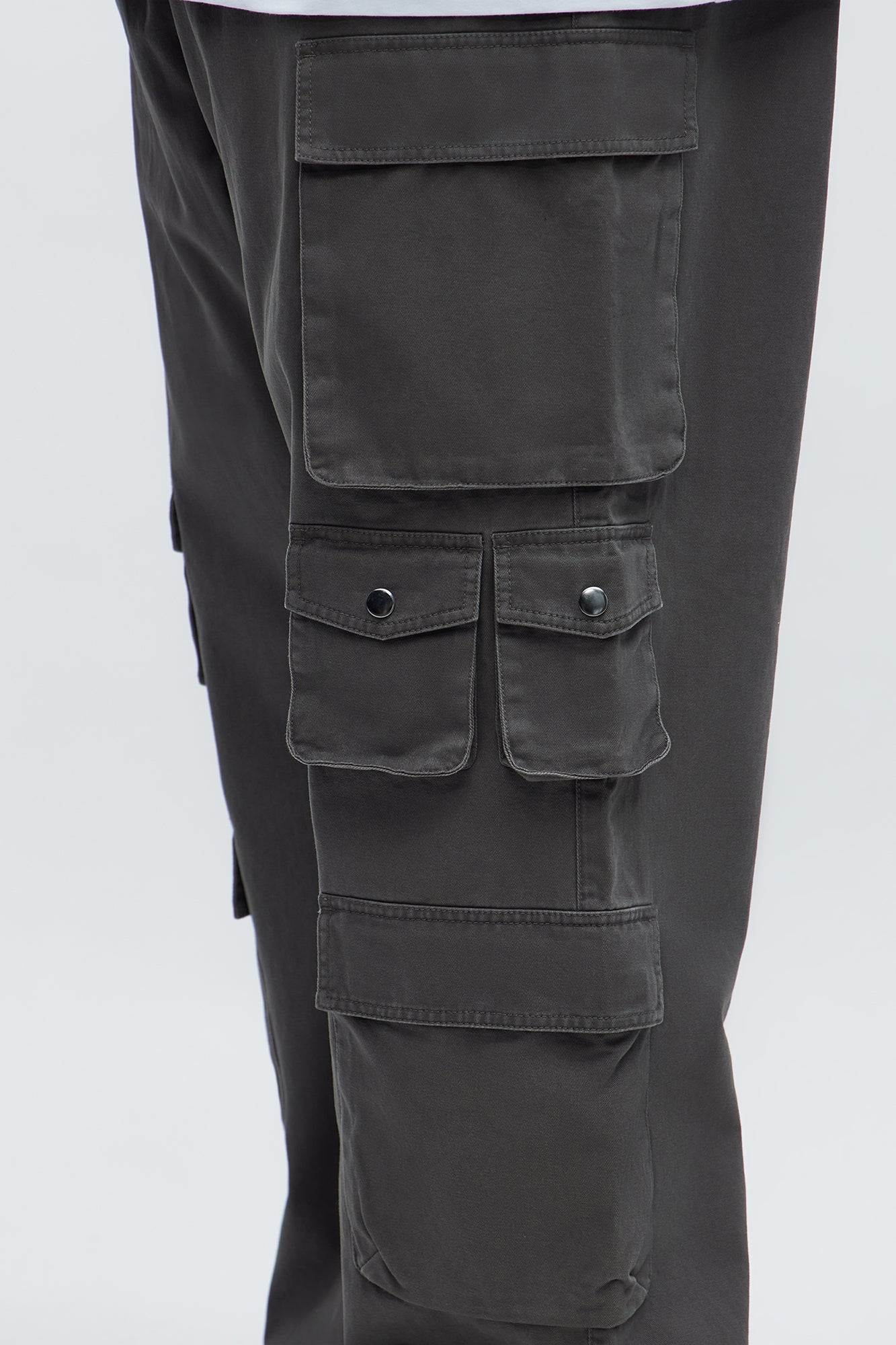 Straight Void Runner Cargo Pants - Charcoal