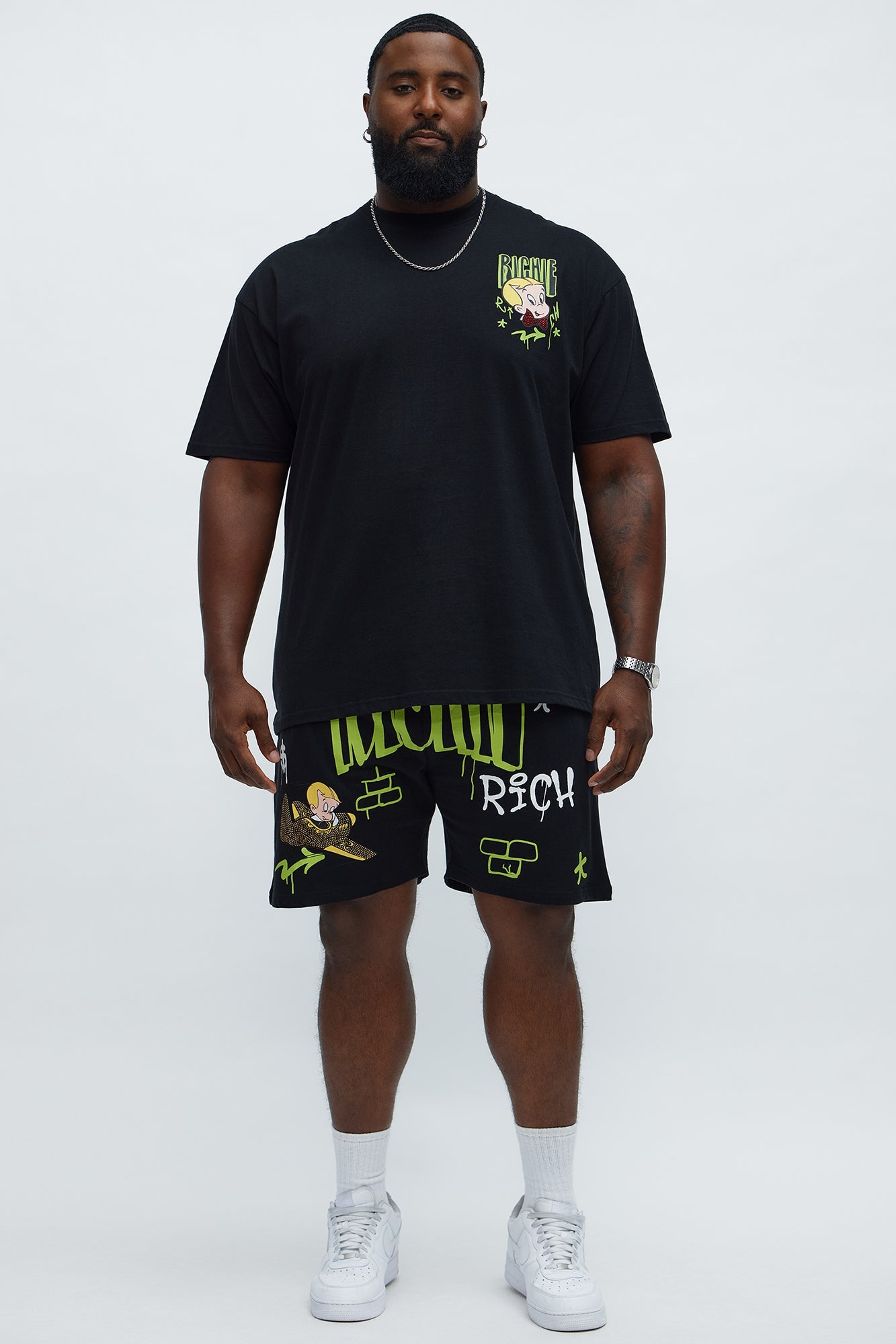 Richie Rich Fly Short Sleeve Tee - Black