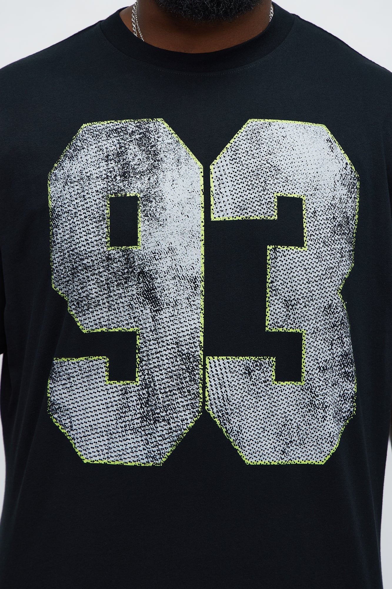 How We Chill From 93 Till Boxy Short Sleeve Tee - Black