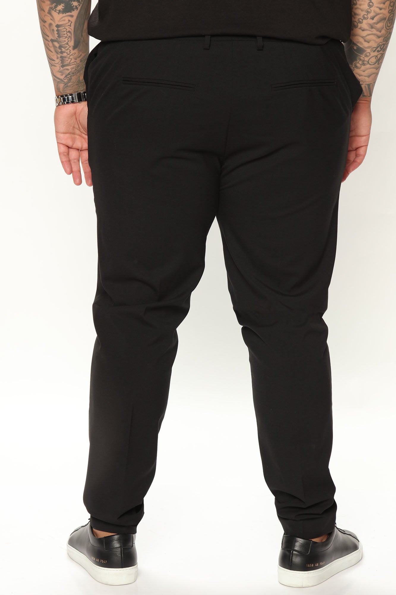 Tall Modern Stretch Slim Trouser - Black