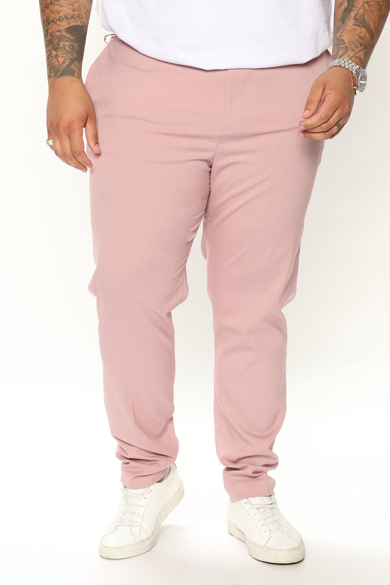 The Modern Stretch Slim Trouser - Mauve