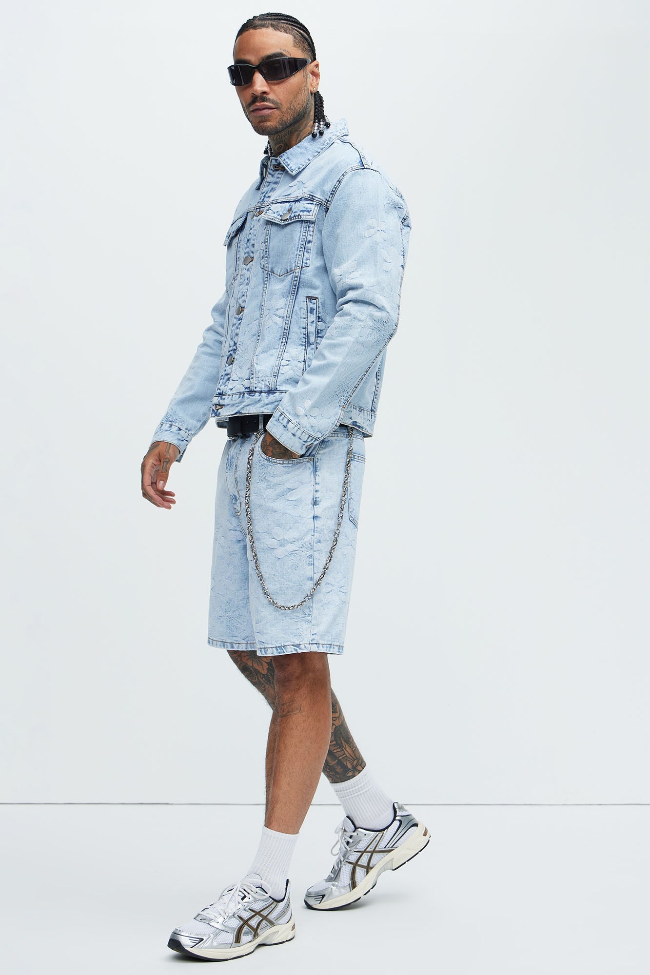 Kenneth Relaxed Denim Shorts - Light Wash