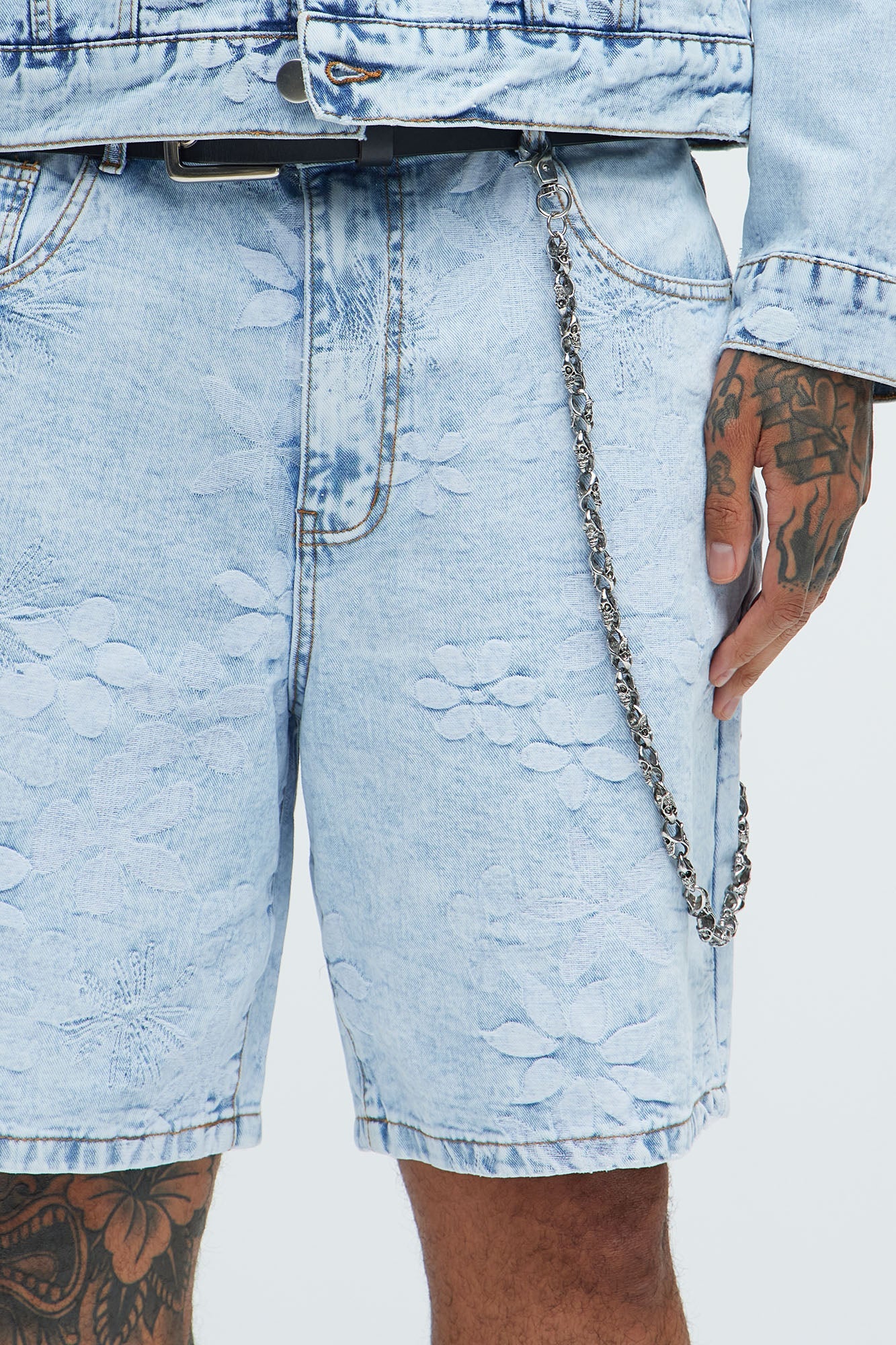 Kenneth Relaxed Denim Shorts - Light Wash