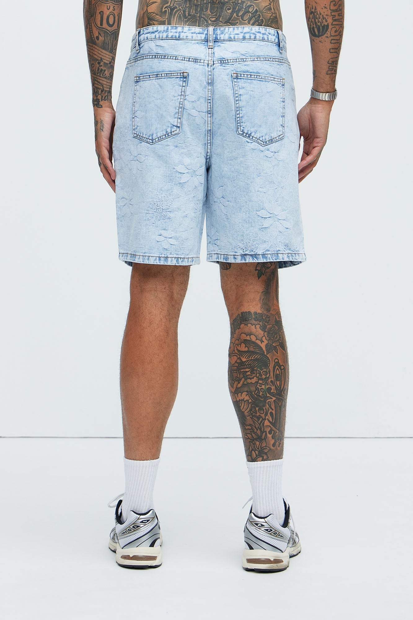 Kenneth Relaxed Denim Shorts - Light Wash