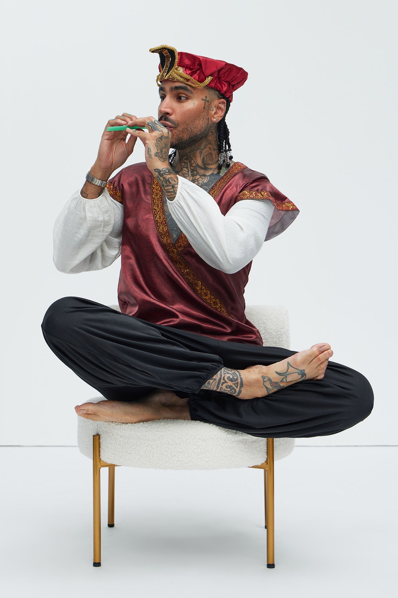 Sultan Costume - Multi Color