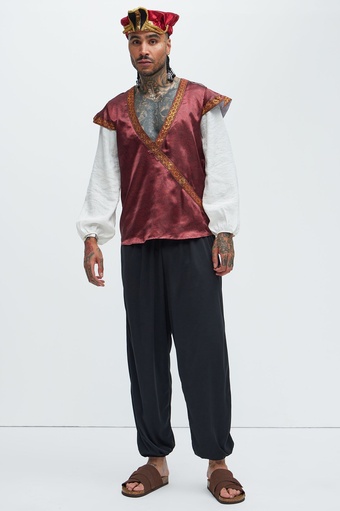 Sultan Costume - Multi Color