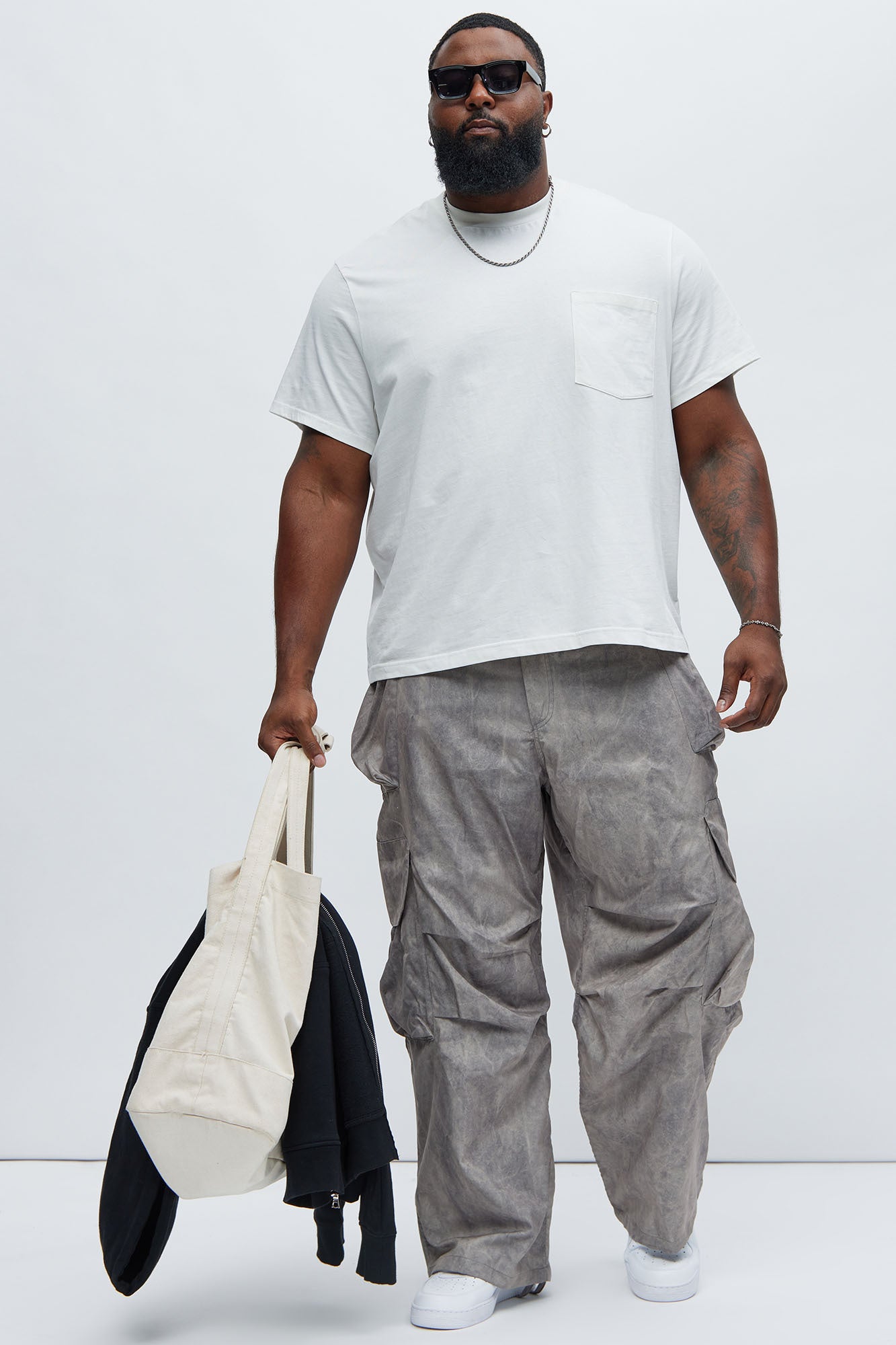 The Draco Marble Pants - Grey