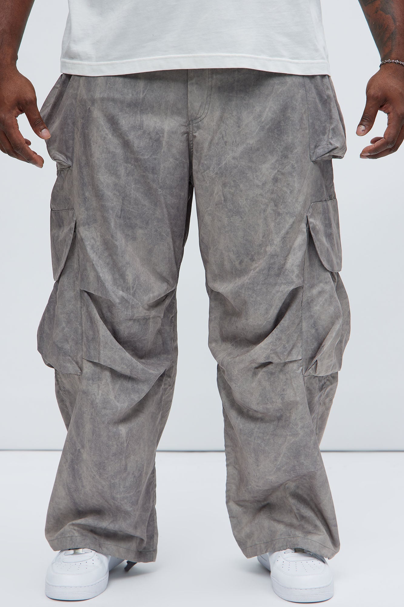 The Draco Marble Pants - Grey