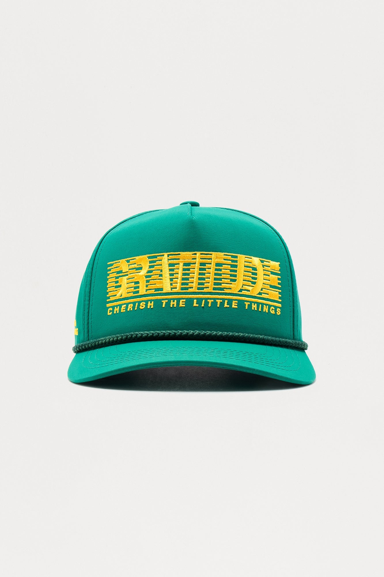 Gratitude Structured Snapback Hat - Green