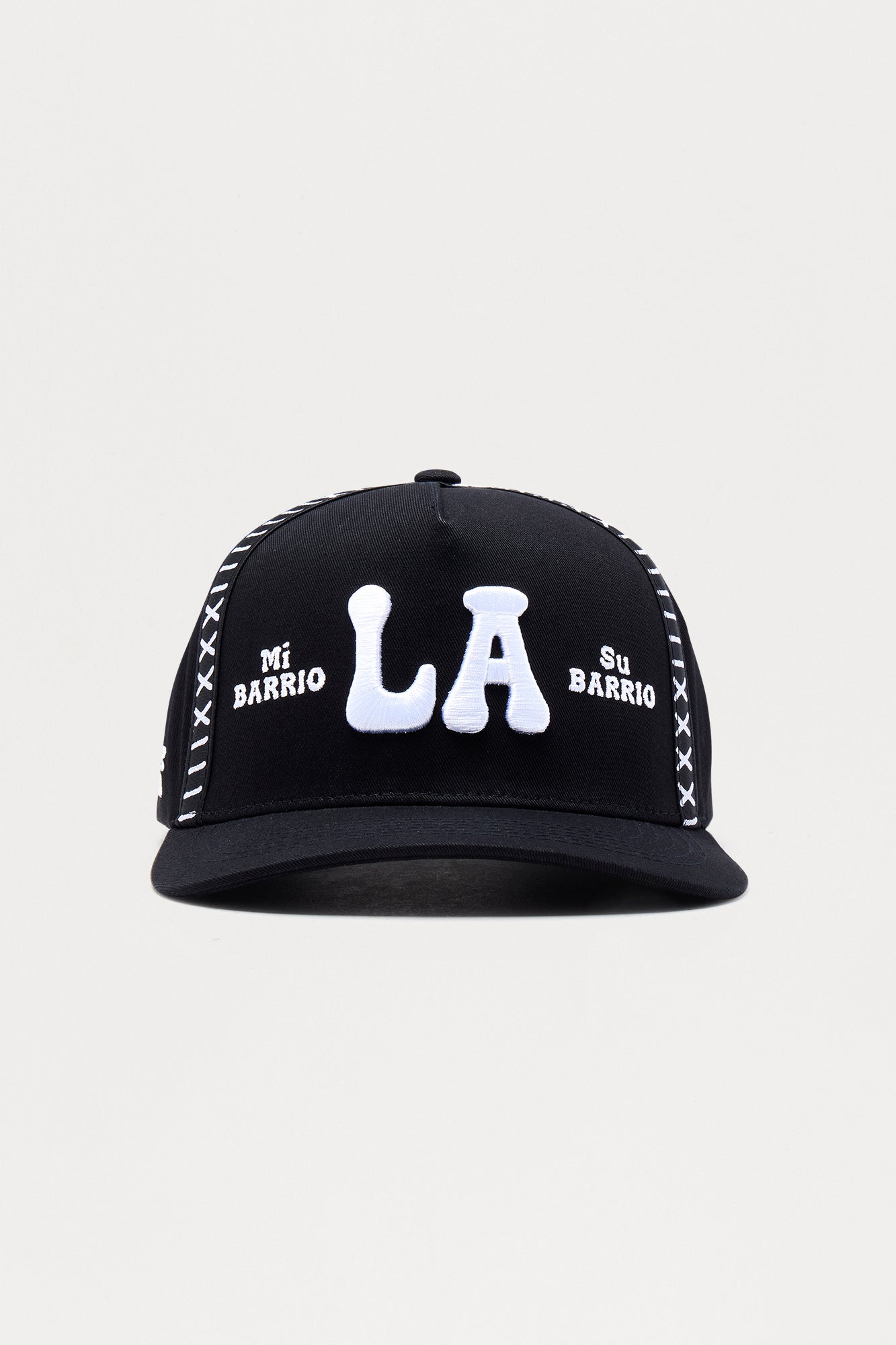 El Barrio Stitch Structured Snapback Hat - Black