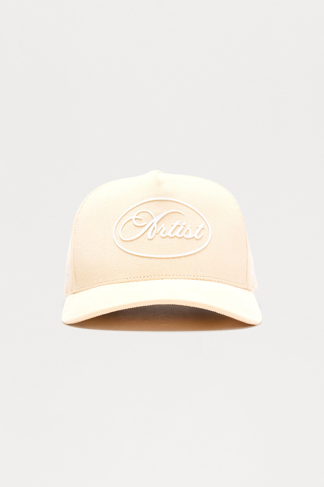 Artist Corduroy Structured Snapback Hat - Stone