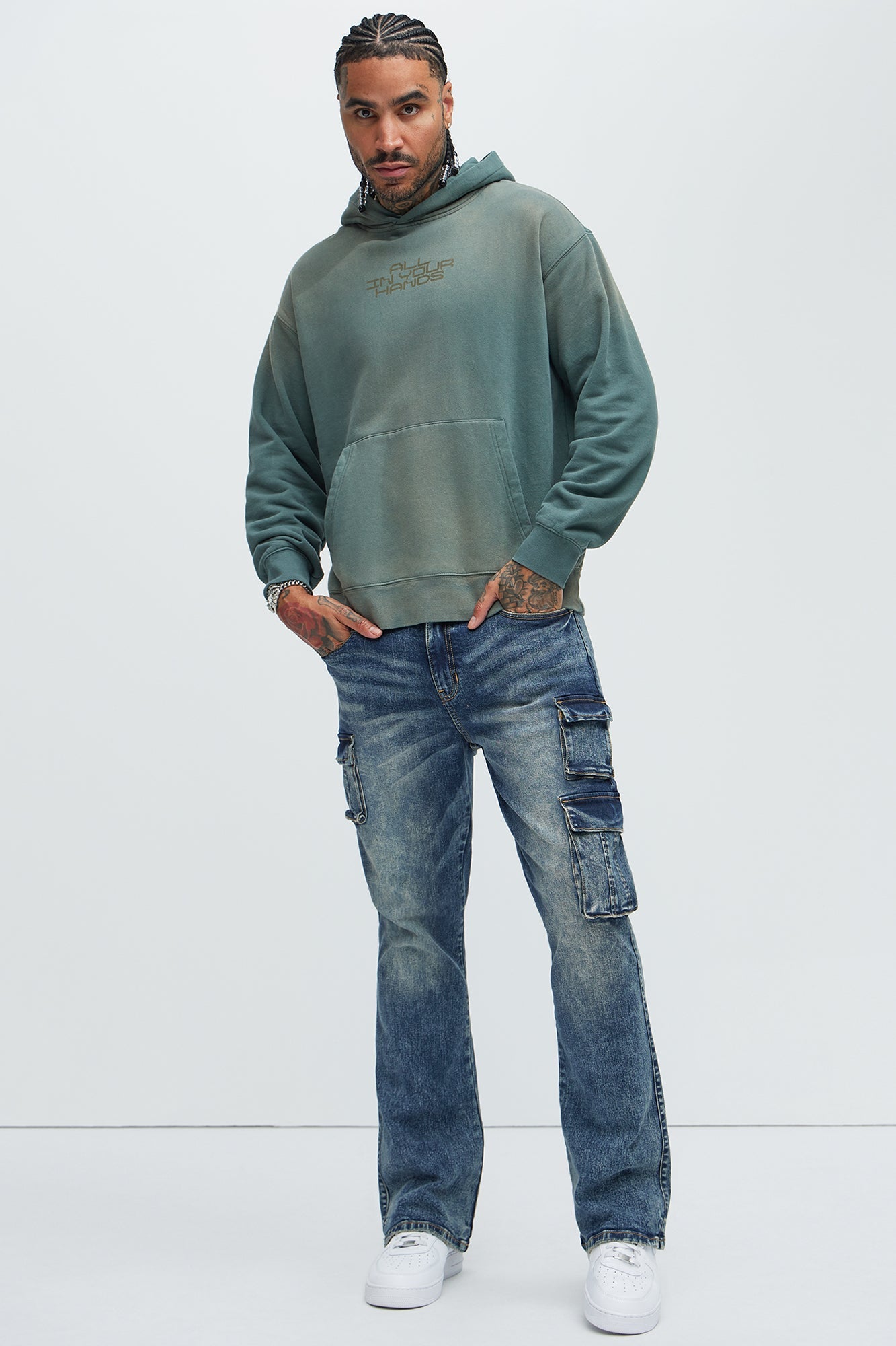 Got The Whole World Hoodie - Teal