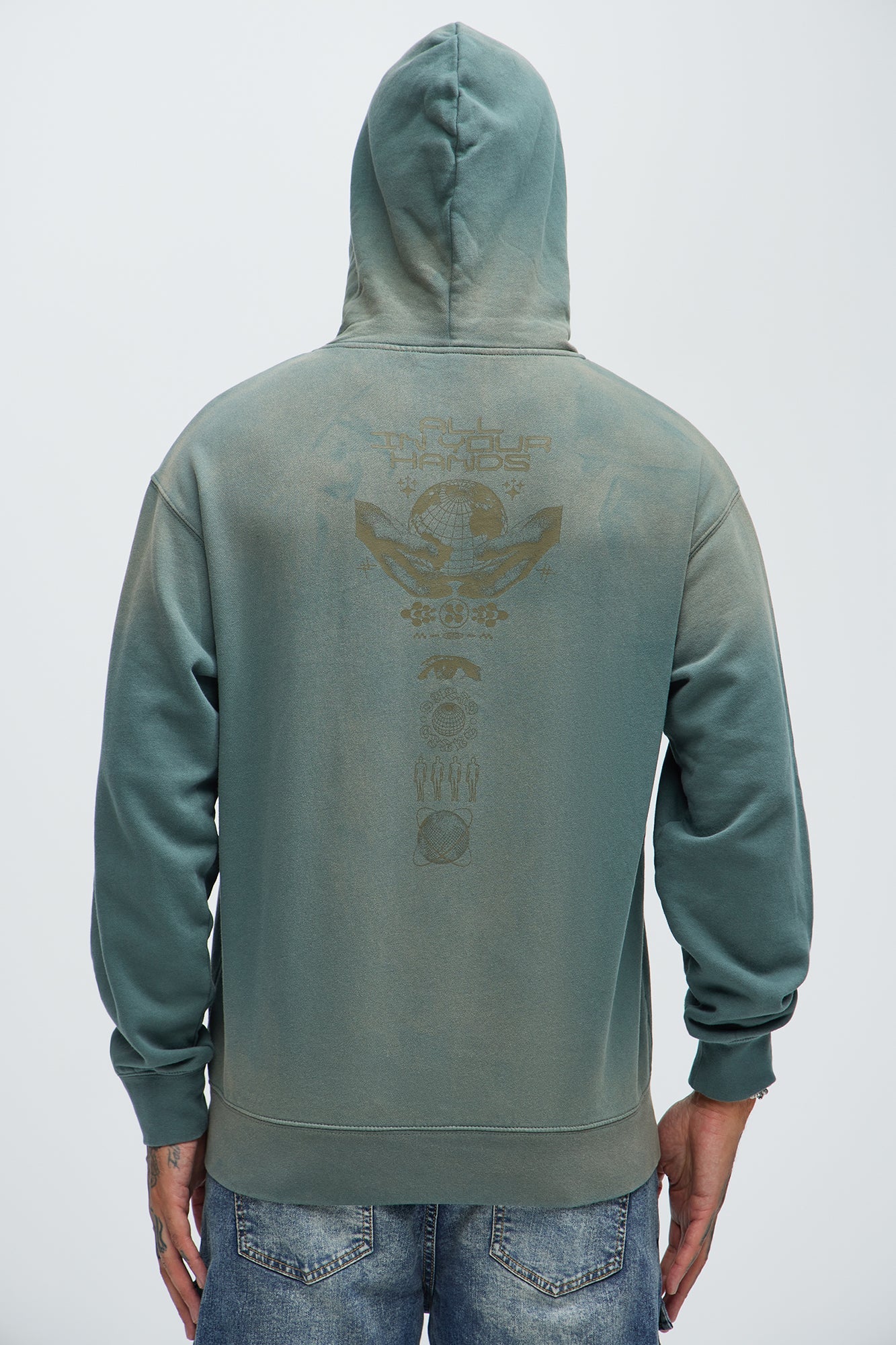 Got The Whole World Hoodie - Teal