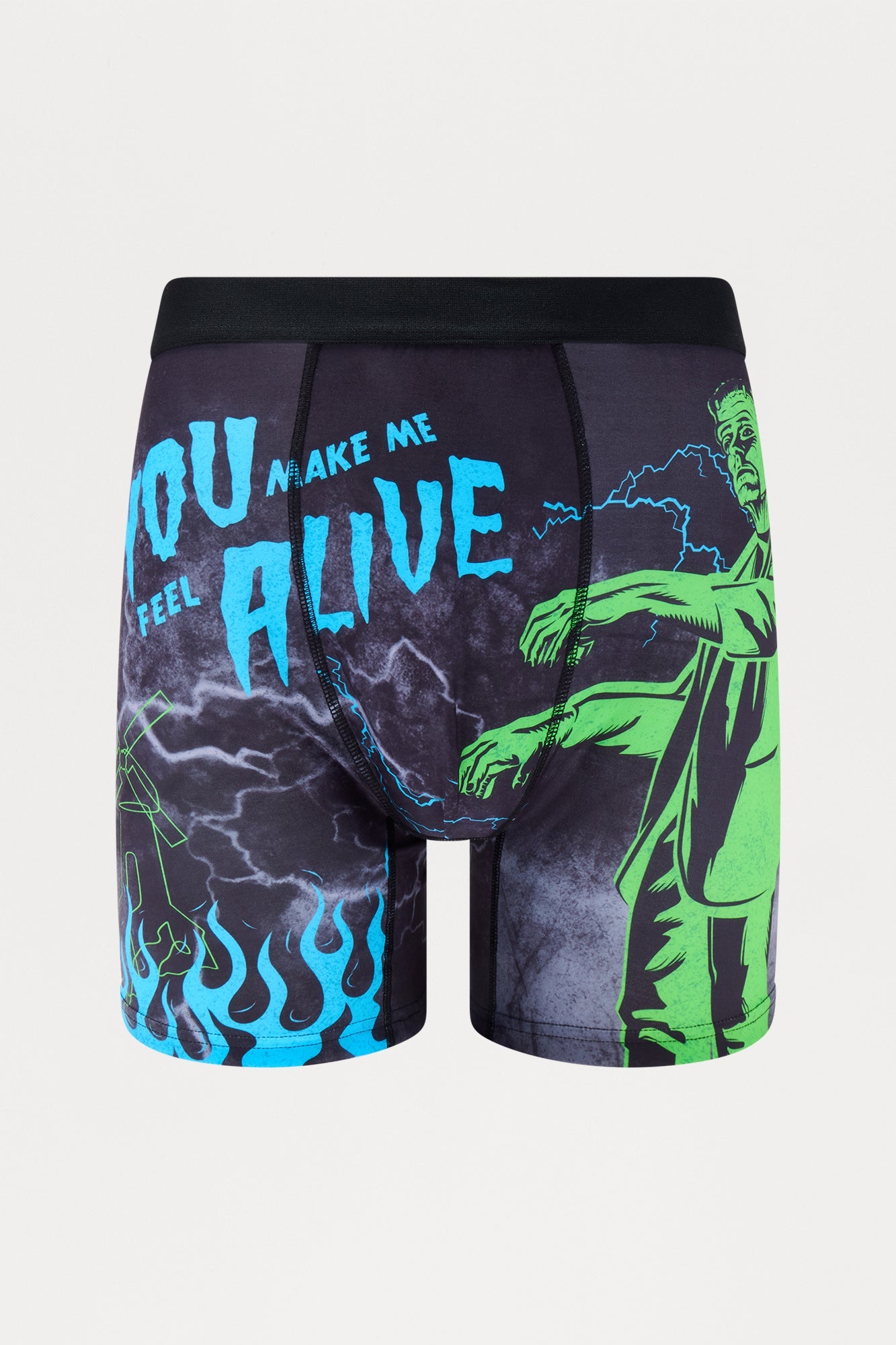 VHS Packaged Frankenstein Boxer Brief - Black/combo