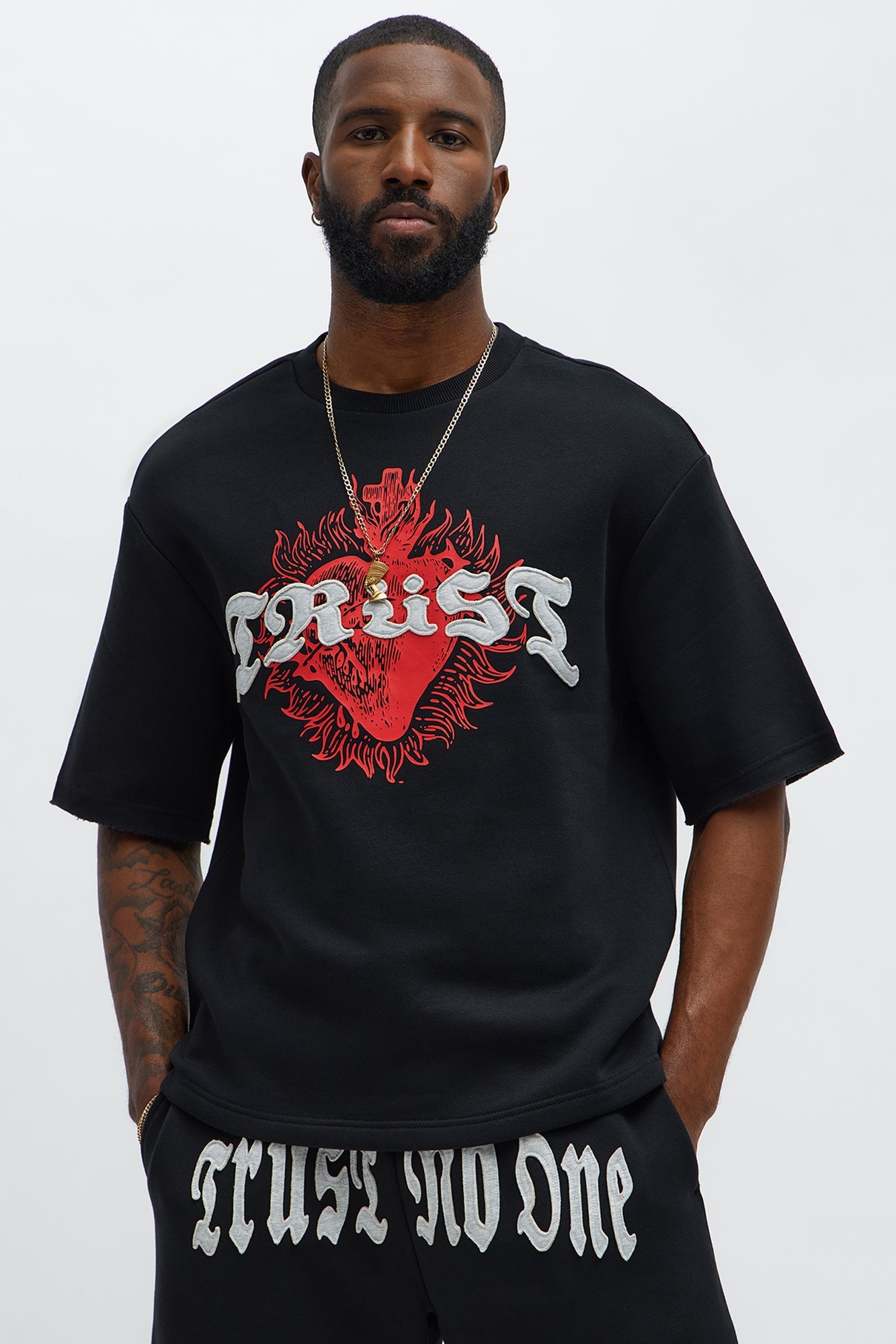 Tyson Trust Issues Short Sleeve Tee - Black