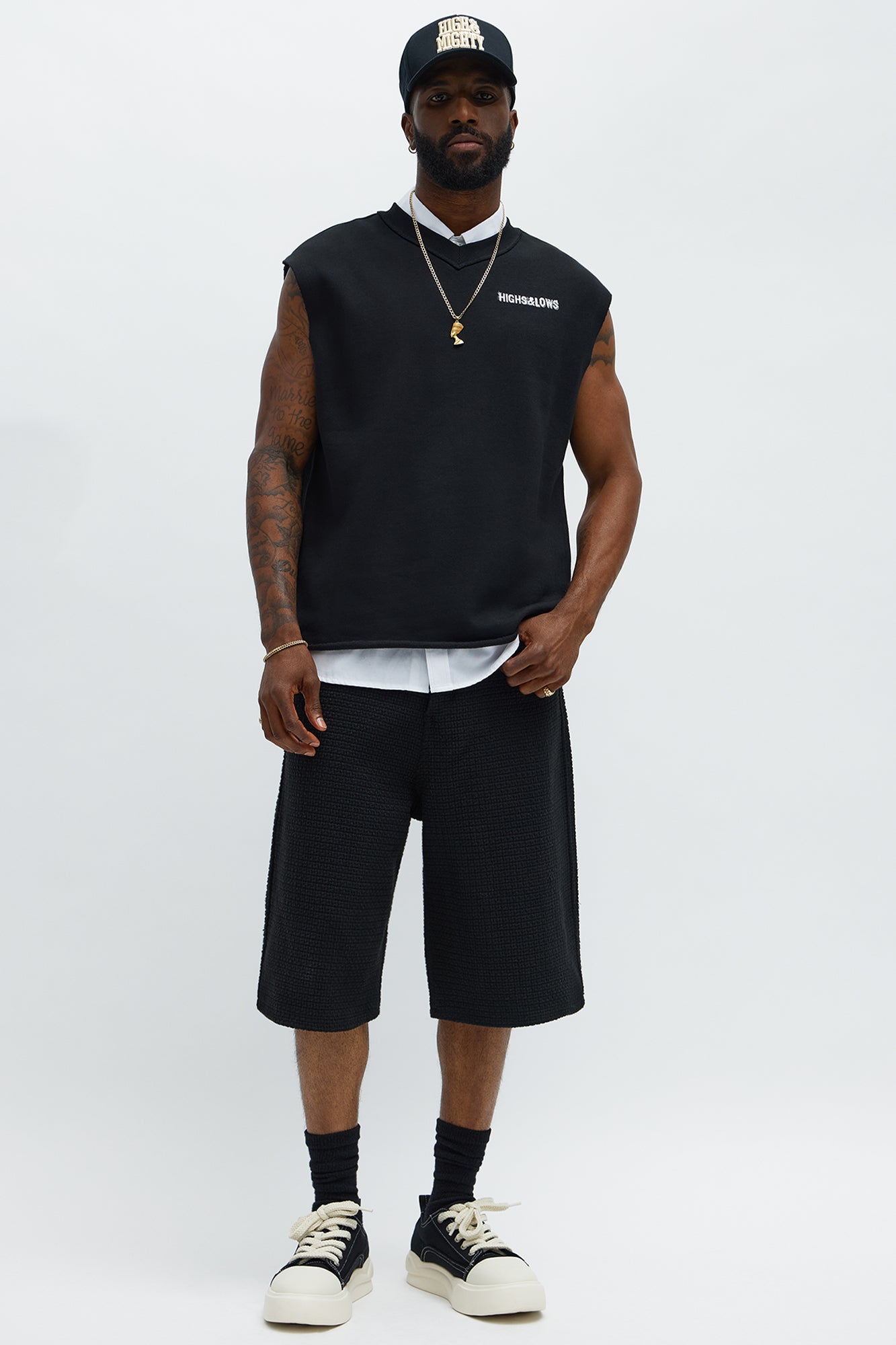 Tyson Highs And Lows Muscle Tee - Black