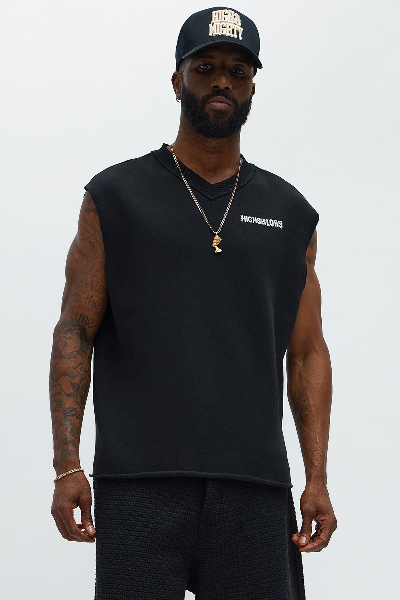 Tyson Highs And Lows Muscle Tee - Black
