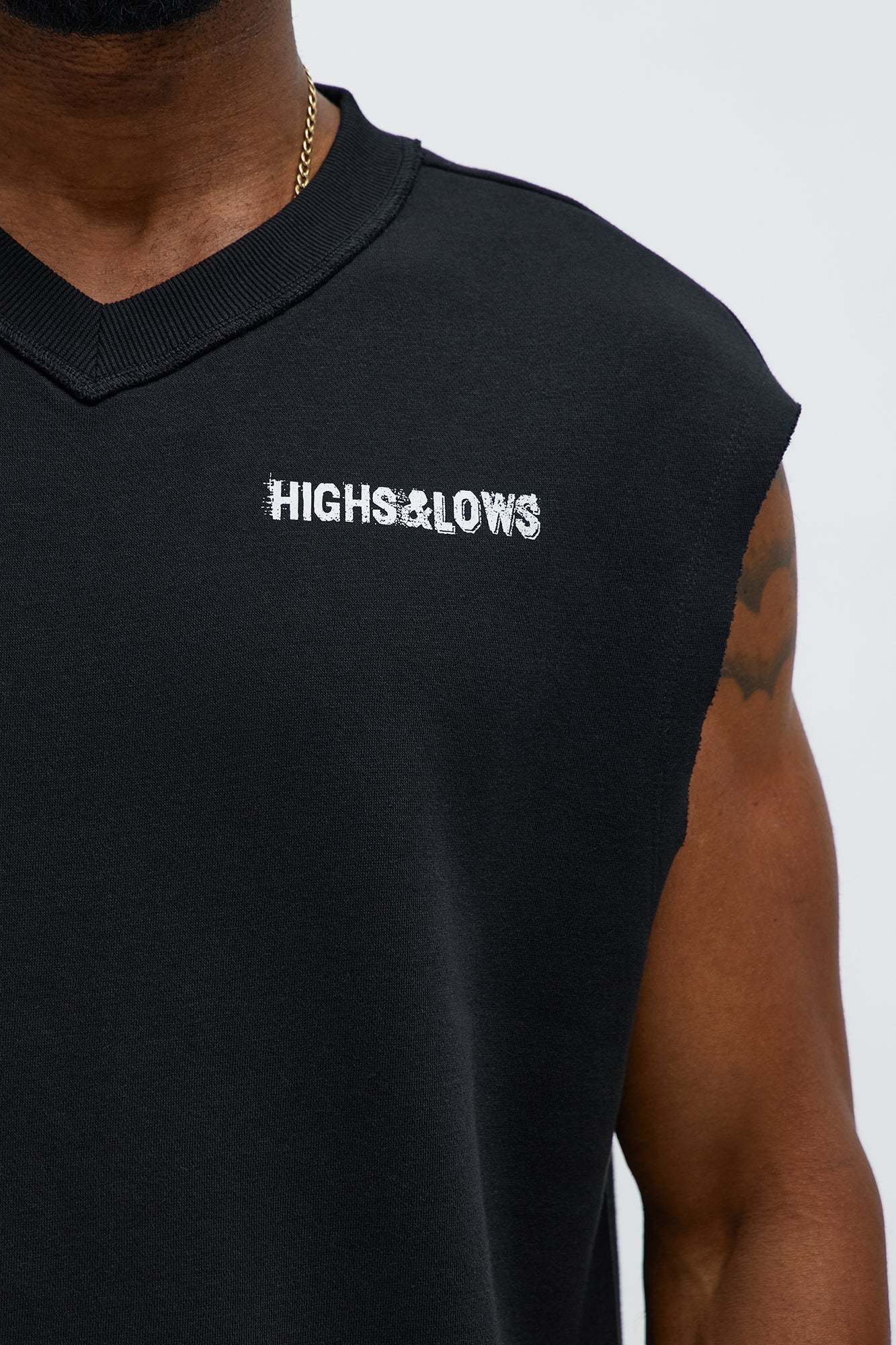Tyson Highs And Lows Muscle Tee - Black