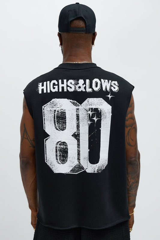 Tyson Highs And Lows Muscle Tee - Black