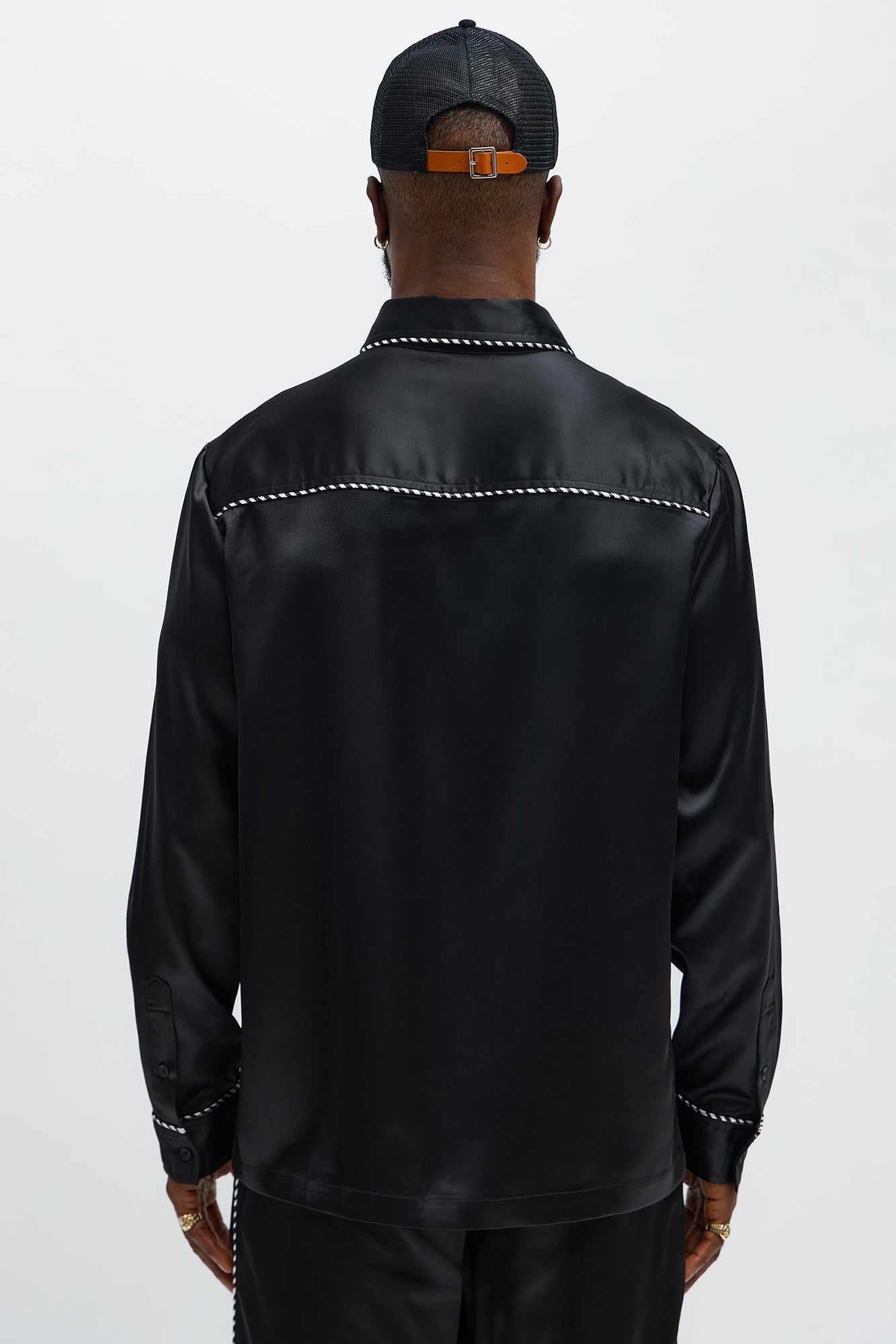 Luxe Button Up Shirt - Black