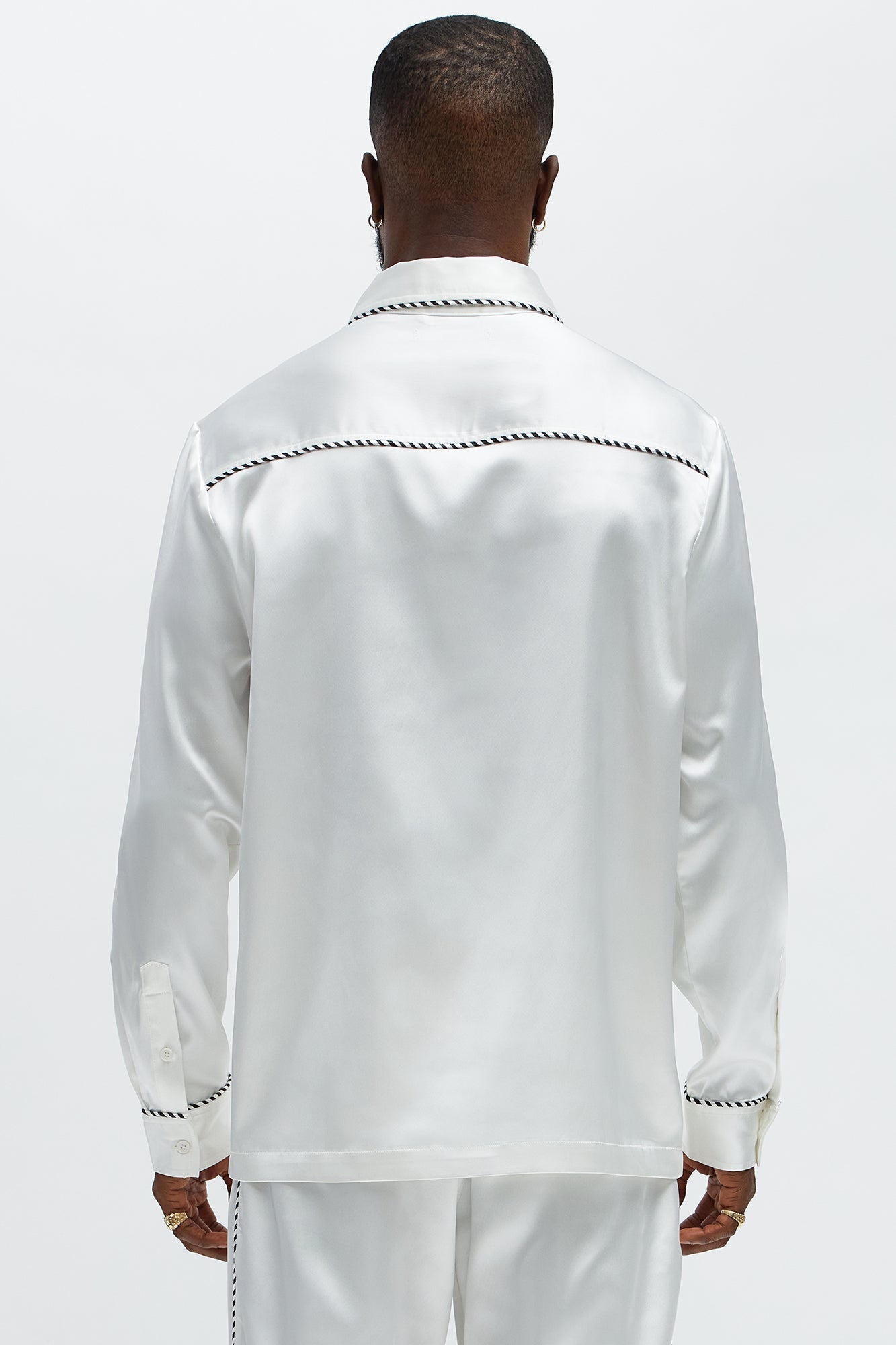 Luxe Button Up Shirt - White