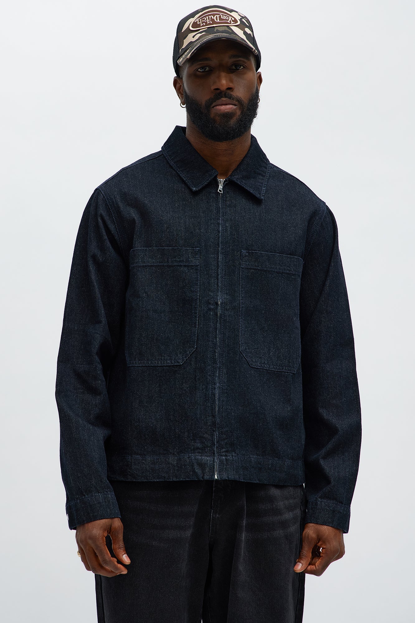 Midnight Rider Work Denim Jacket - Indigo