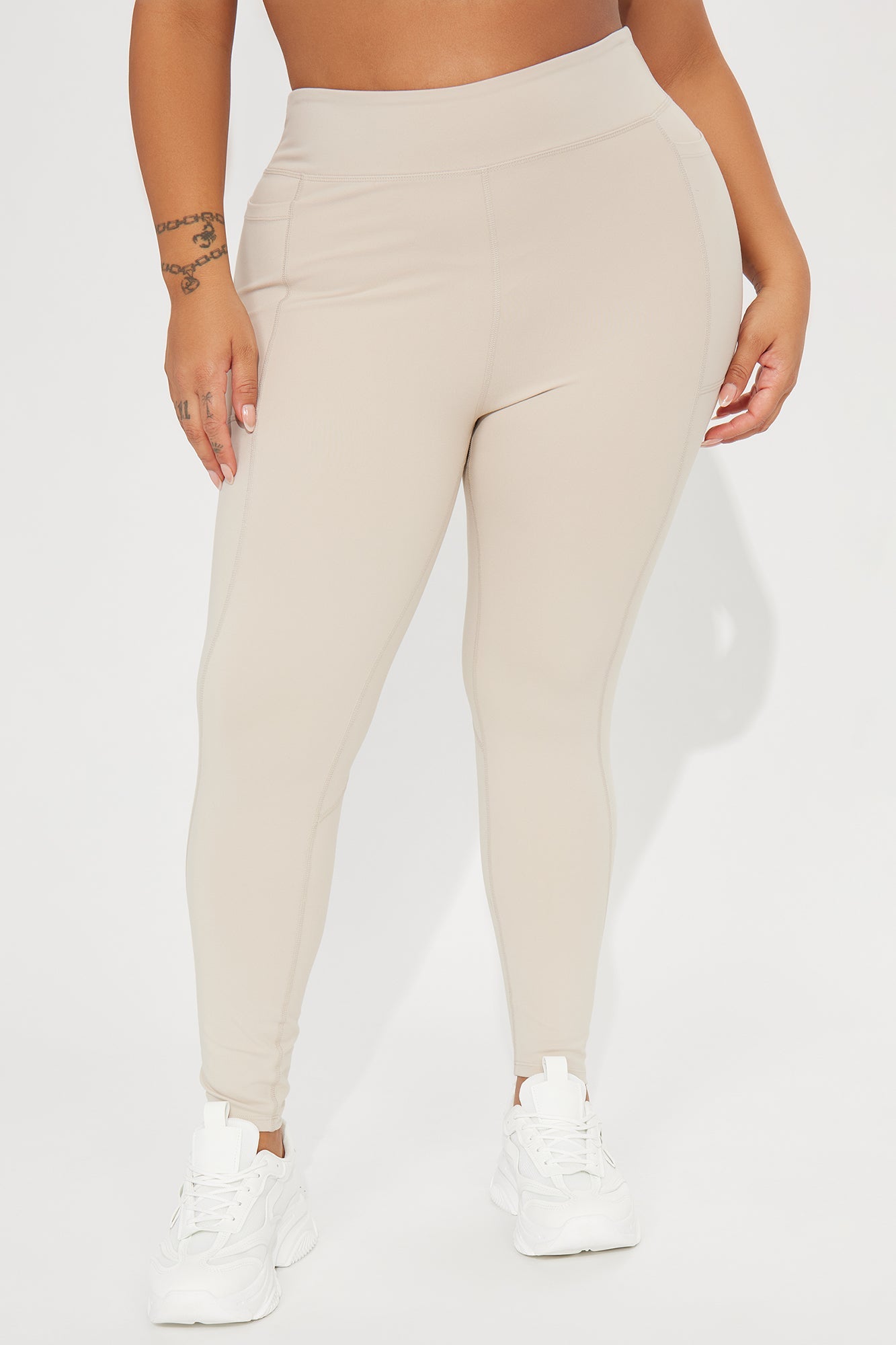 Hill Hiker Super Soft Active Legging - Taupe